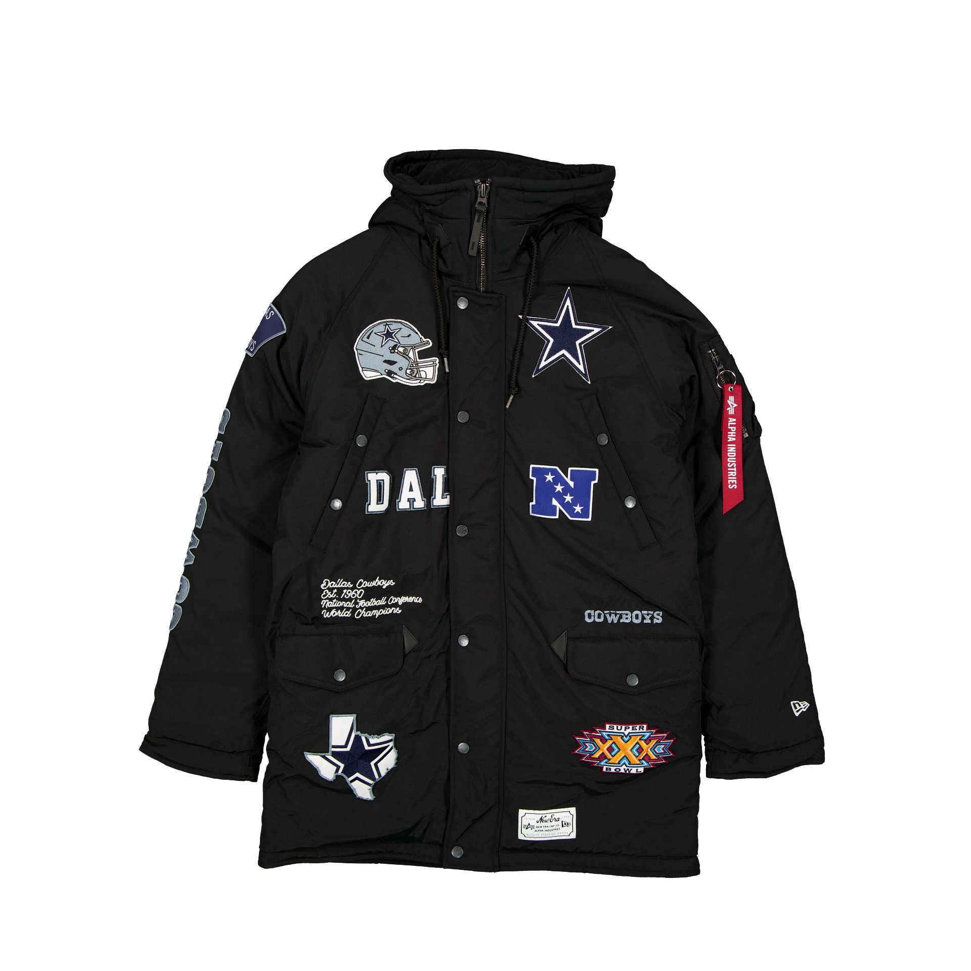 Alpha Industries x Dallas Cowboys Parka N-3B noire