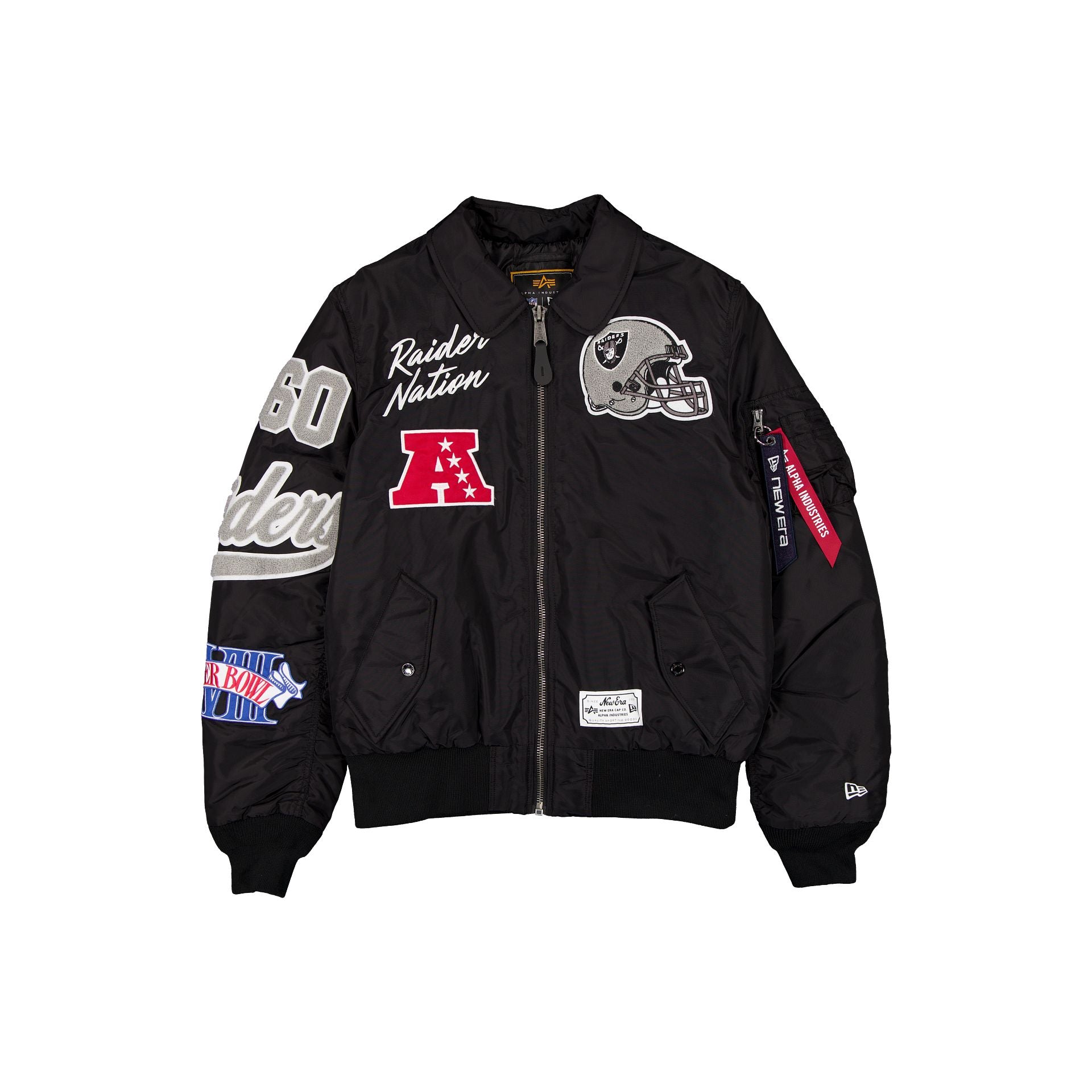 Veste de vol Alpha Industries x Las Vegas Raiders MA-1