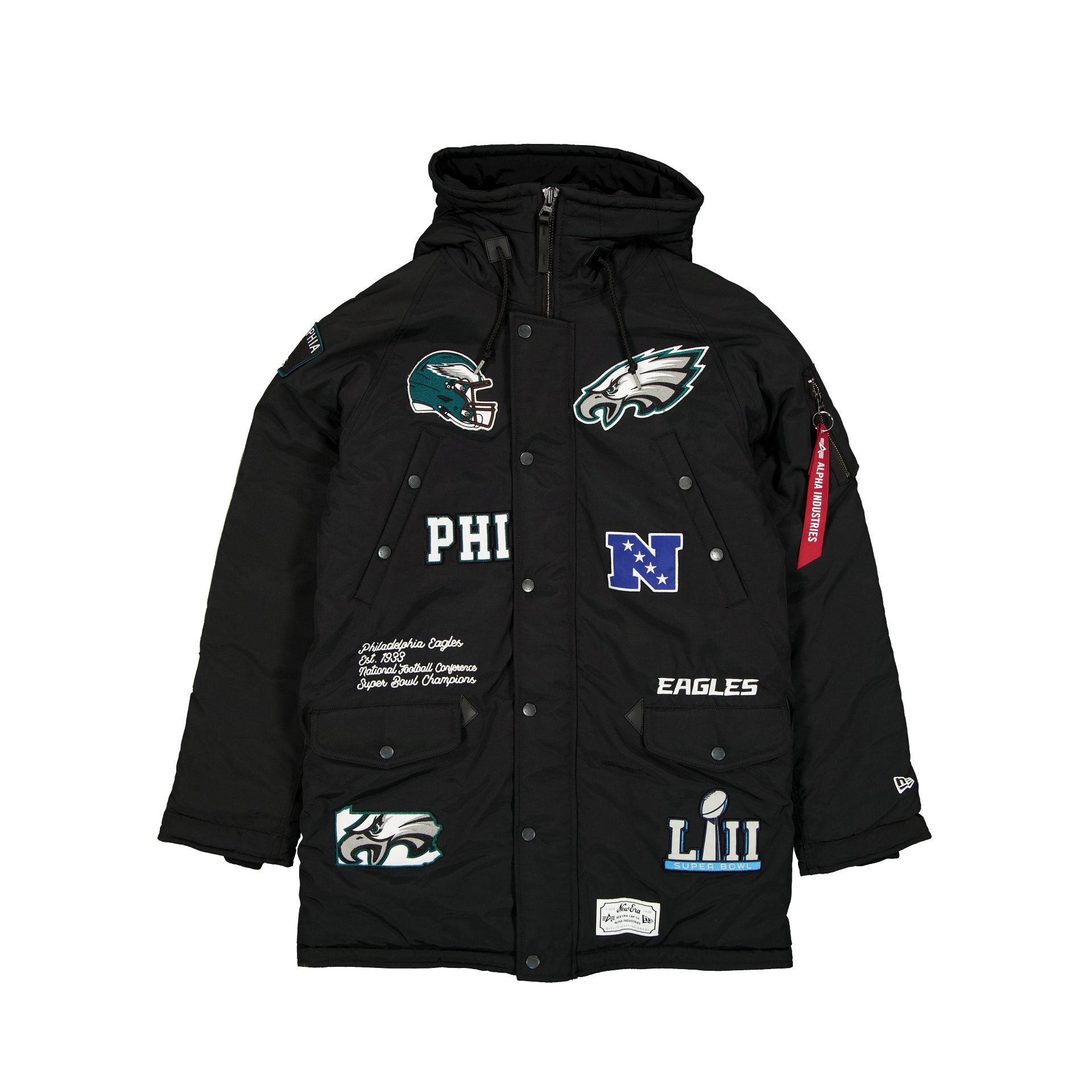 Alpha Industries x Philadelphia Eagles Parka N-3B noire