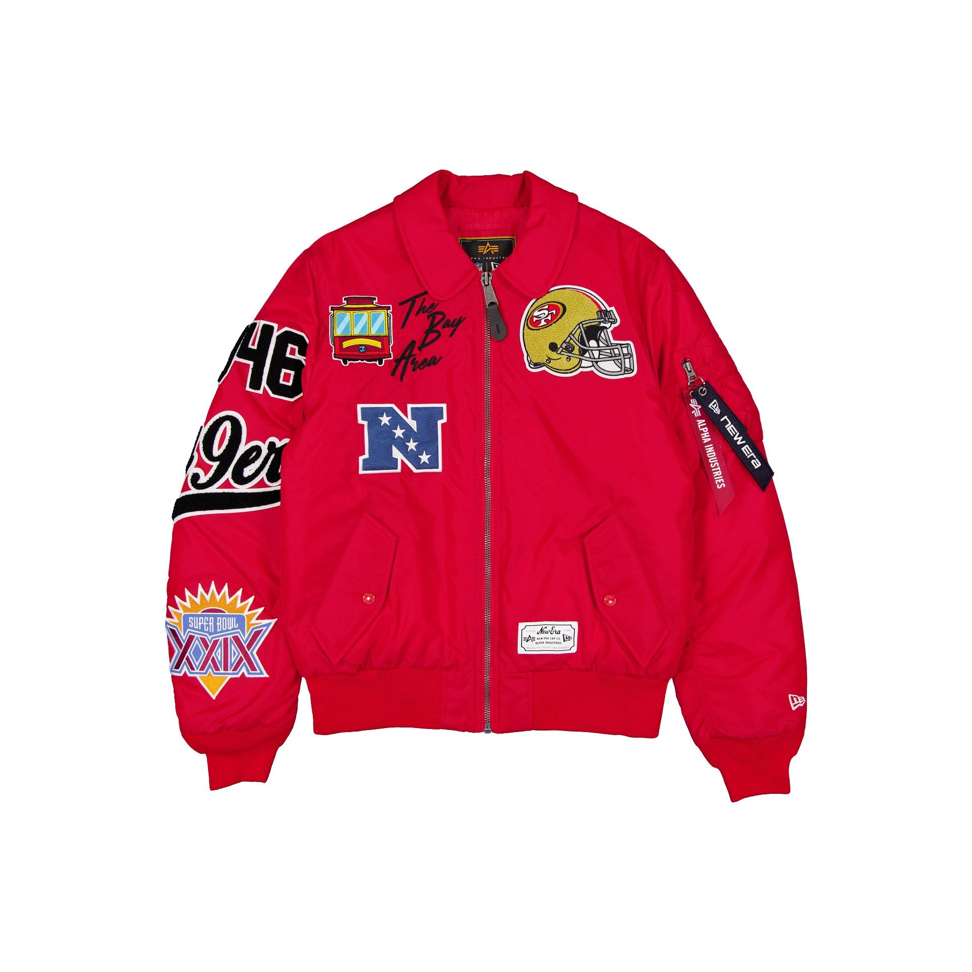 Veste de vol Alpha Industries x San Francisco 49ers MA-1