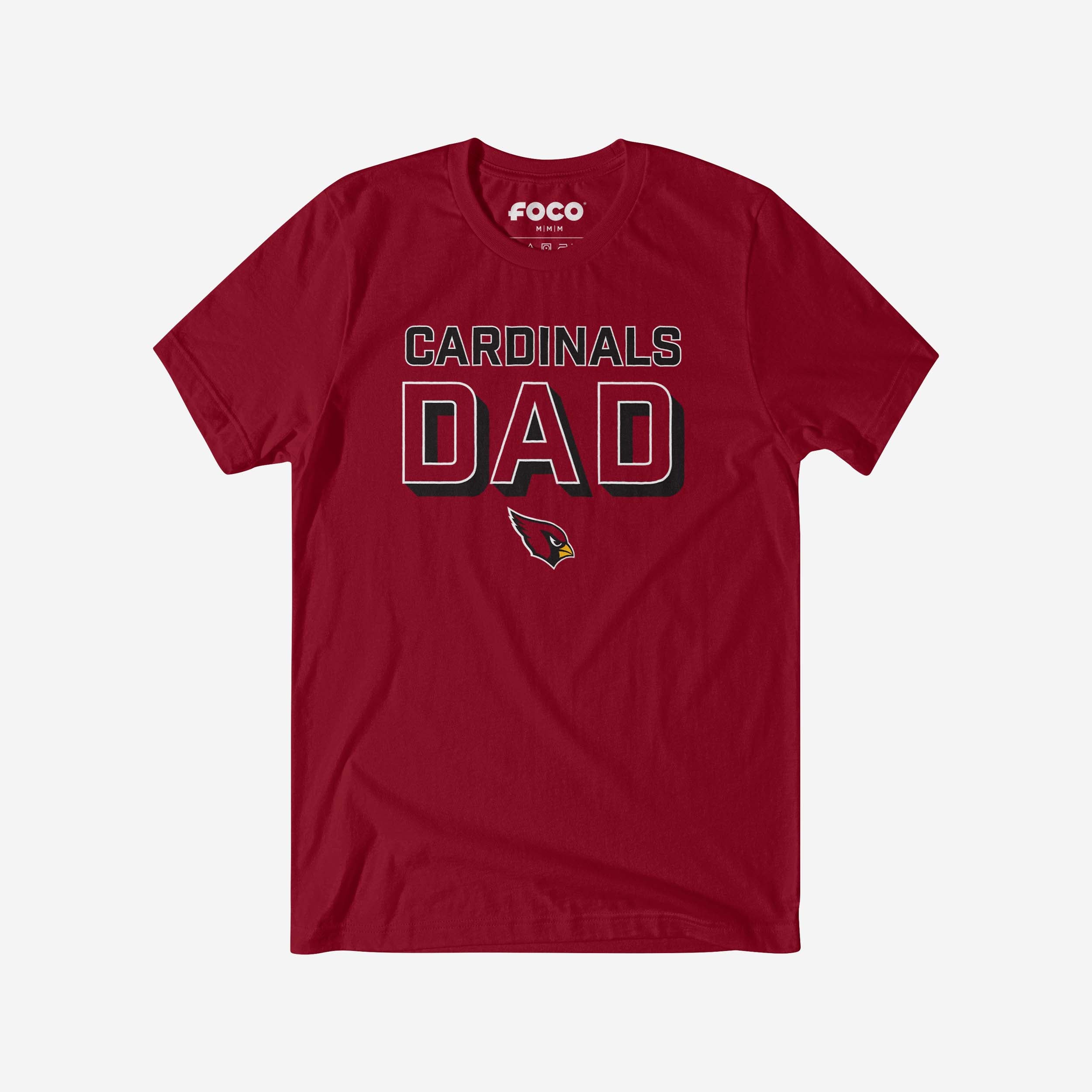 T-shirt papa de l'équipe Arizona Cardinals