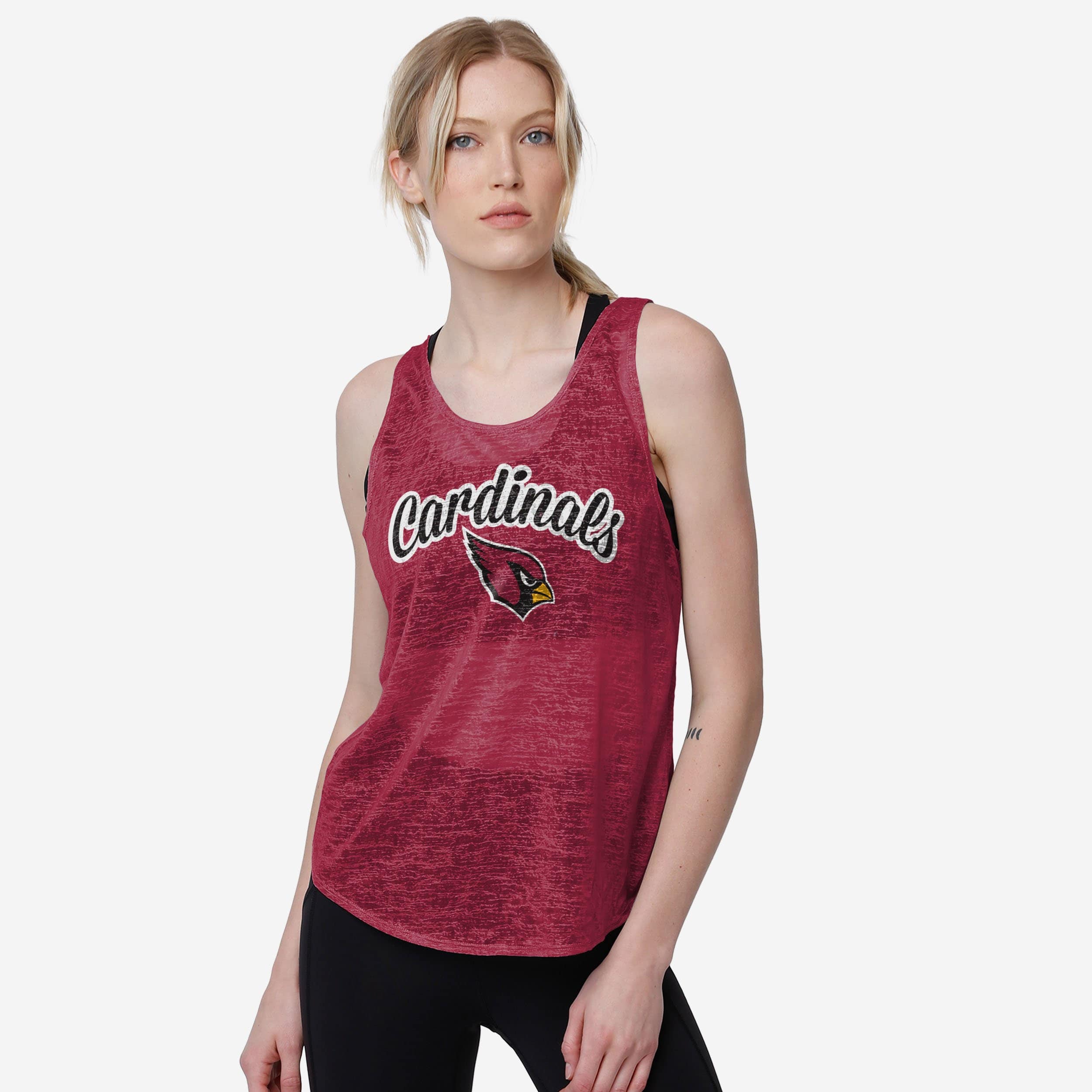 Arizona Cardinals Haut sans manches Burn Out pour femmes