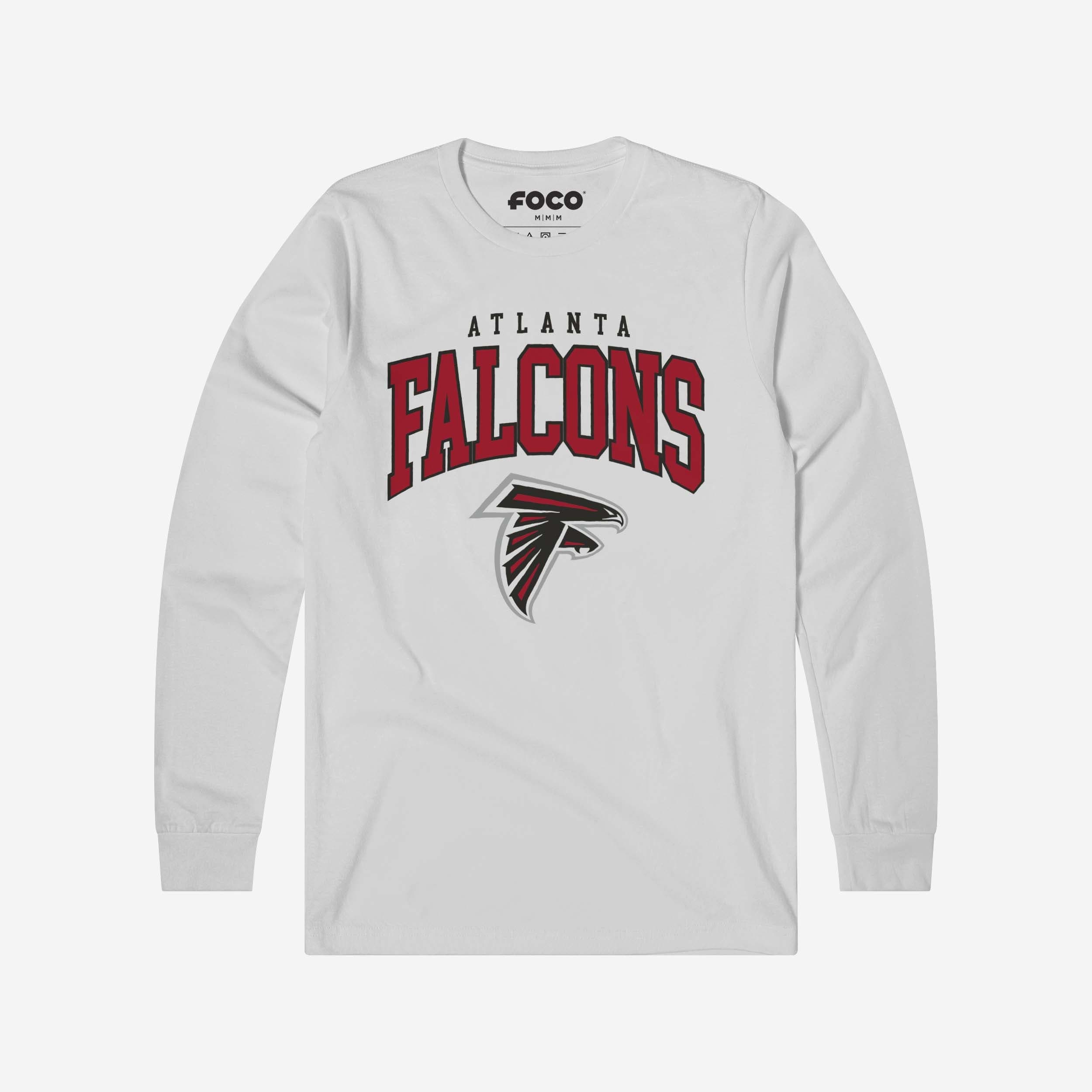 Atlanta Falcons T-shirt à manches longues avec logo classique
