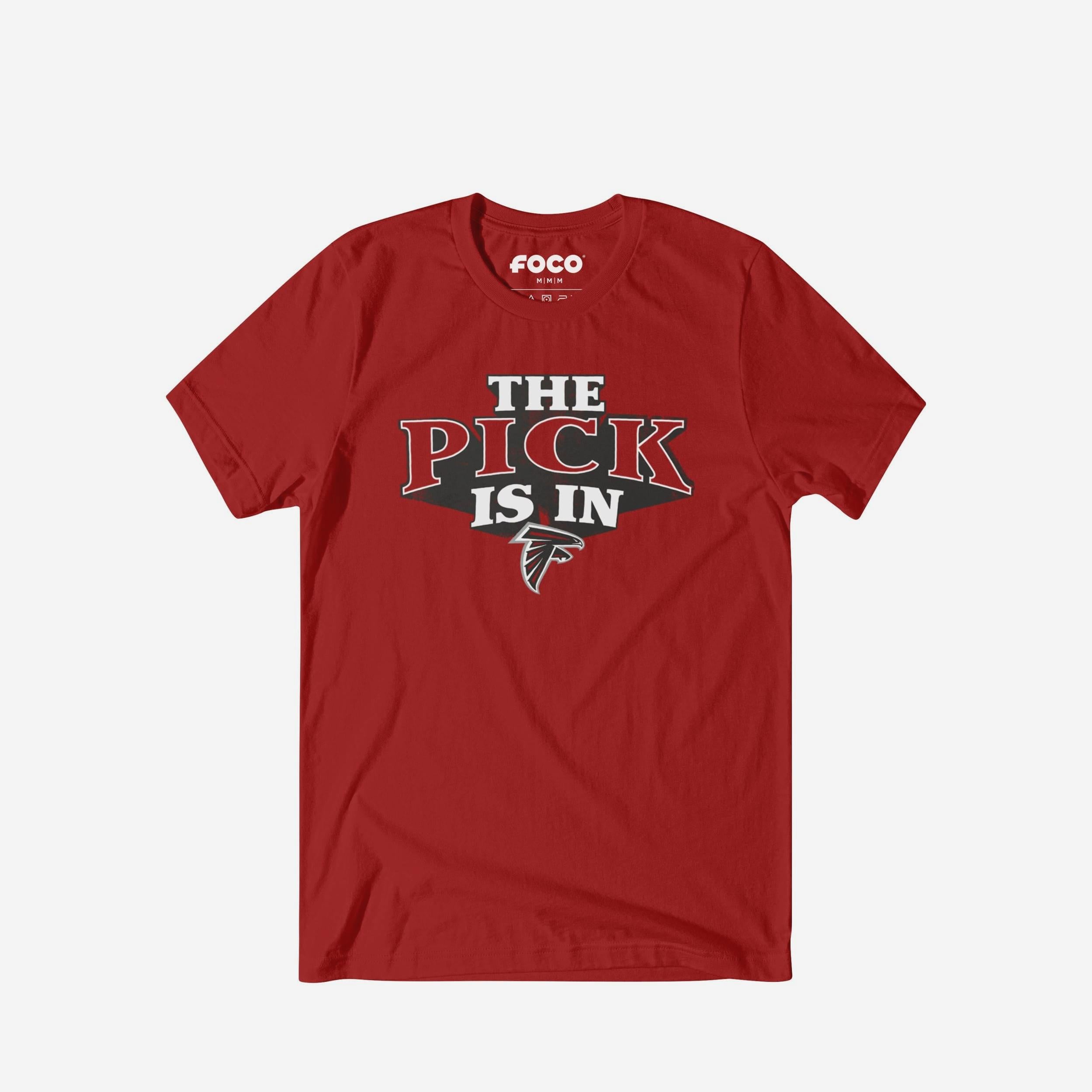 Le choix Atlanta Falcons est en t-shirt