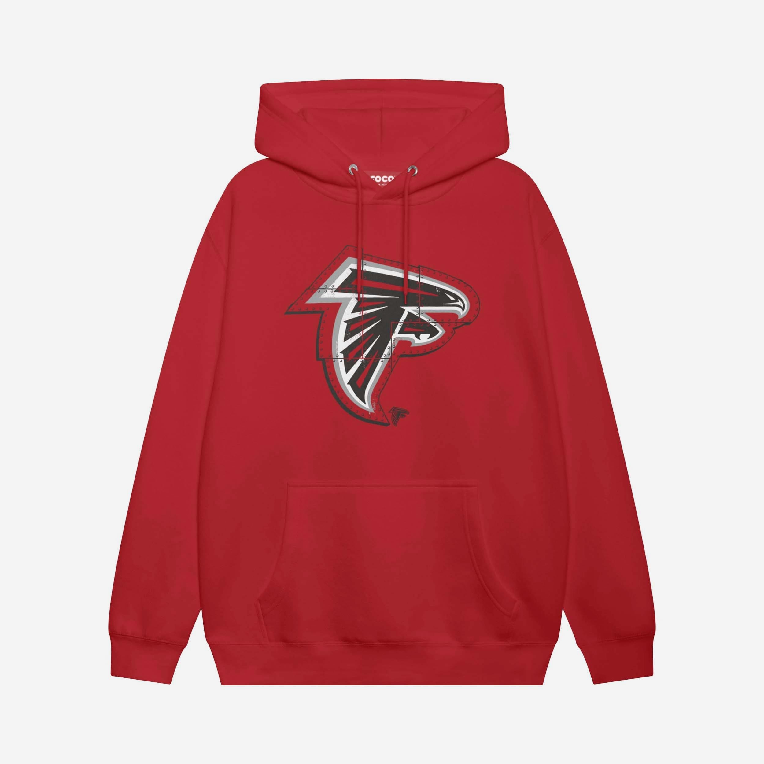 Atlanta Falcons Sweat à capuche avec logo rivet