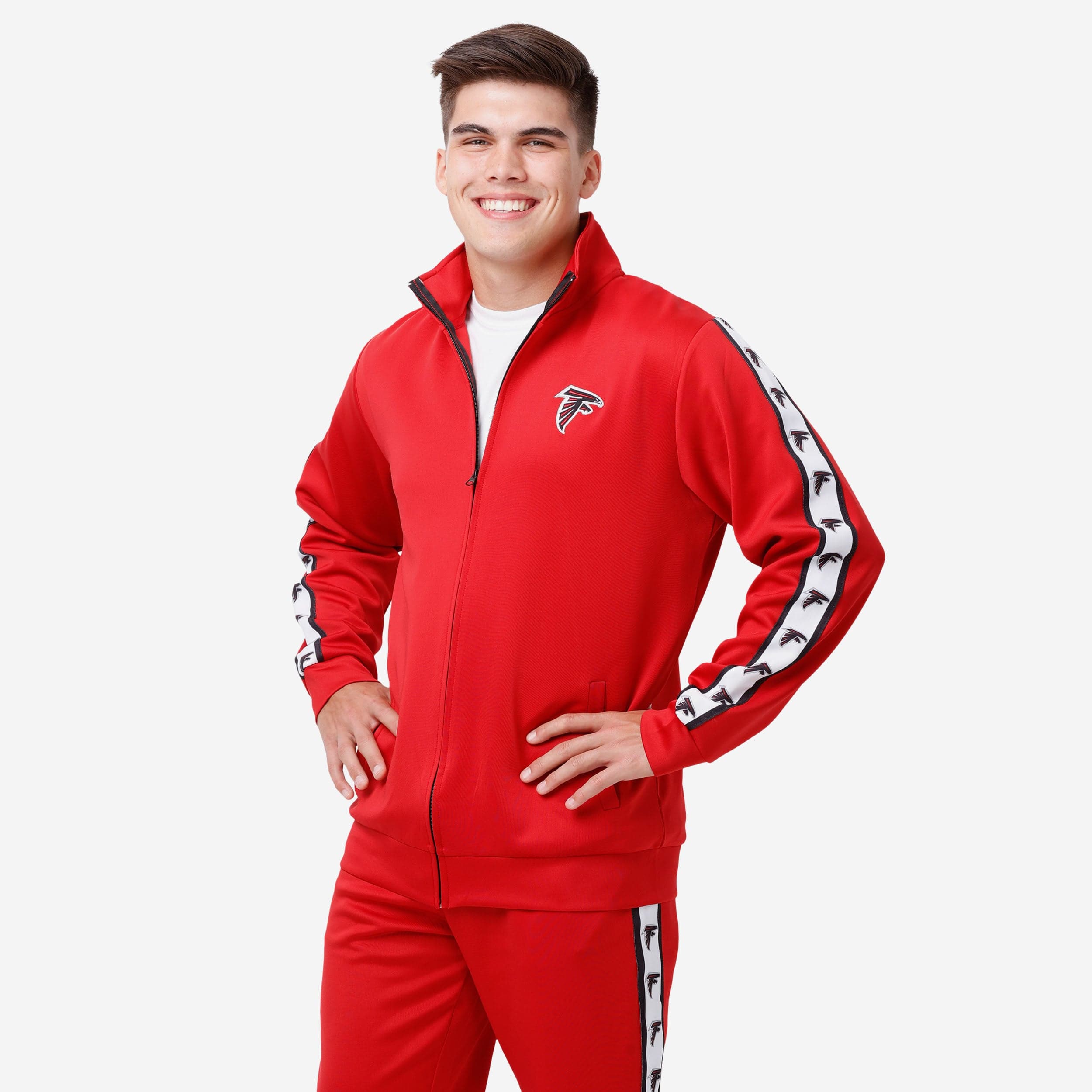 Atlanta Falcons Veste de survêtement à logo rayé