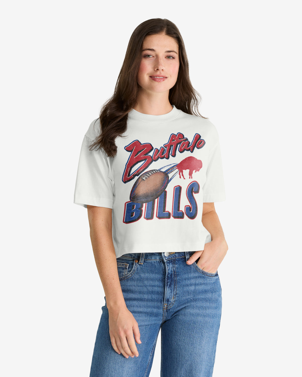 Buffalo Bills HISTORIQUE DIME TIME '47 REED CITY TEE FEMME
