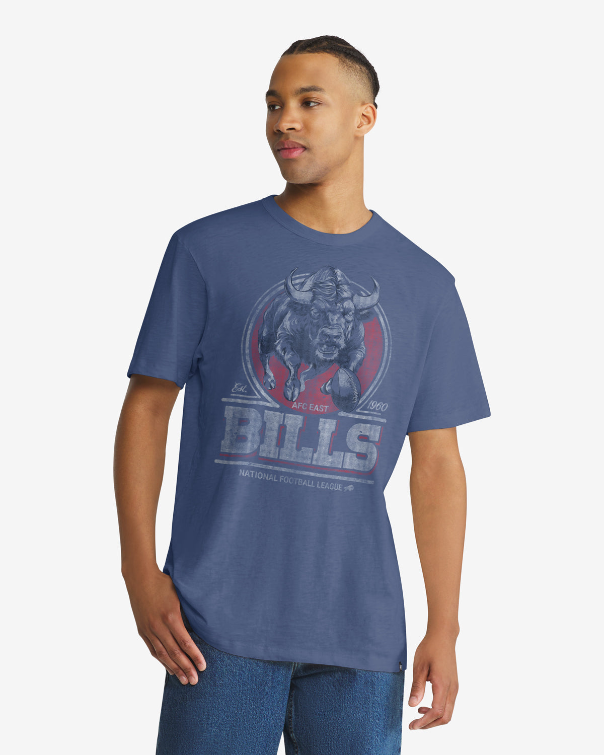 Buffalo Bills EMBLÈME HISTORIQUE MARQUE '47 SCRUM TEE