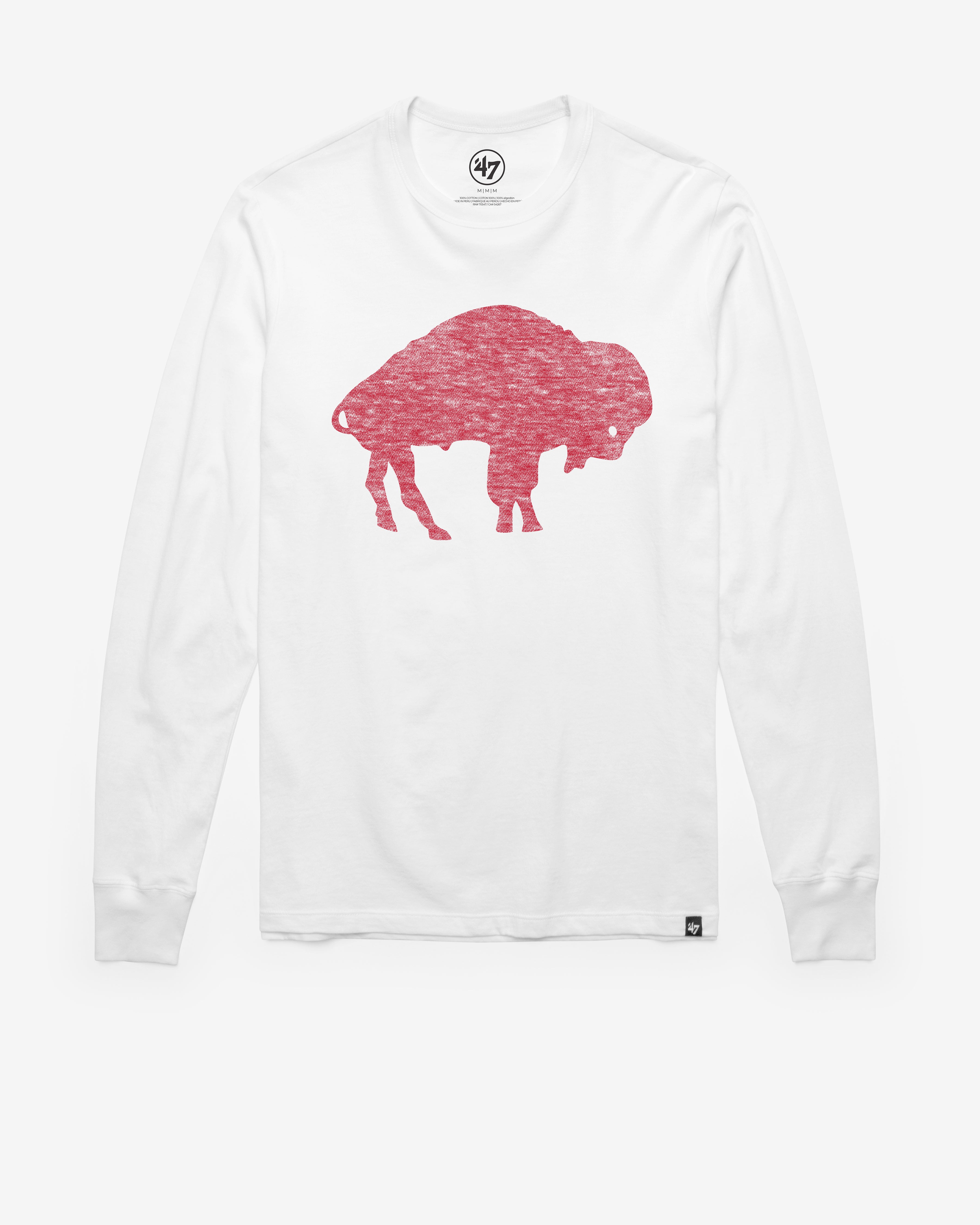Buffalo Bills HISTORIQUE PREMIER '47 FRANKLIN T-SHIRT À MANCHES LONGUES