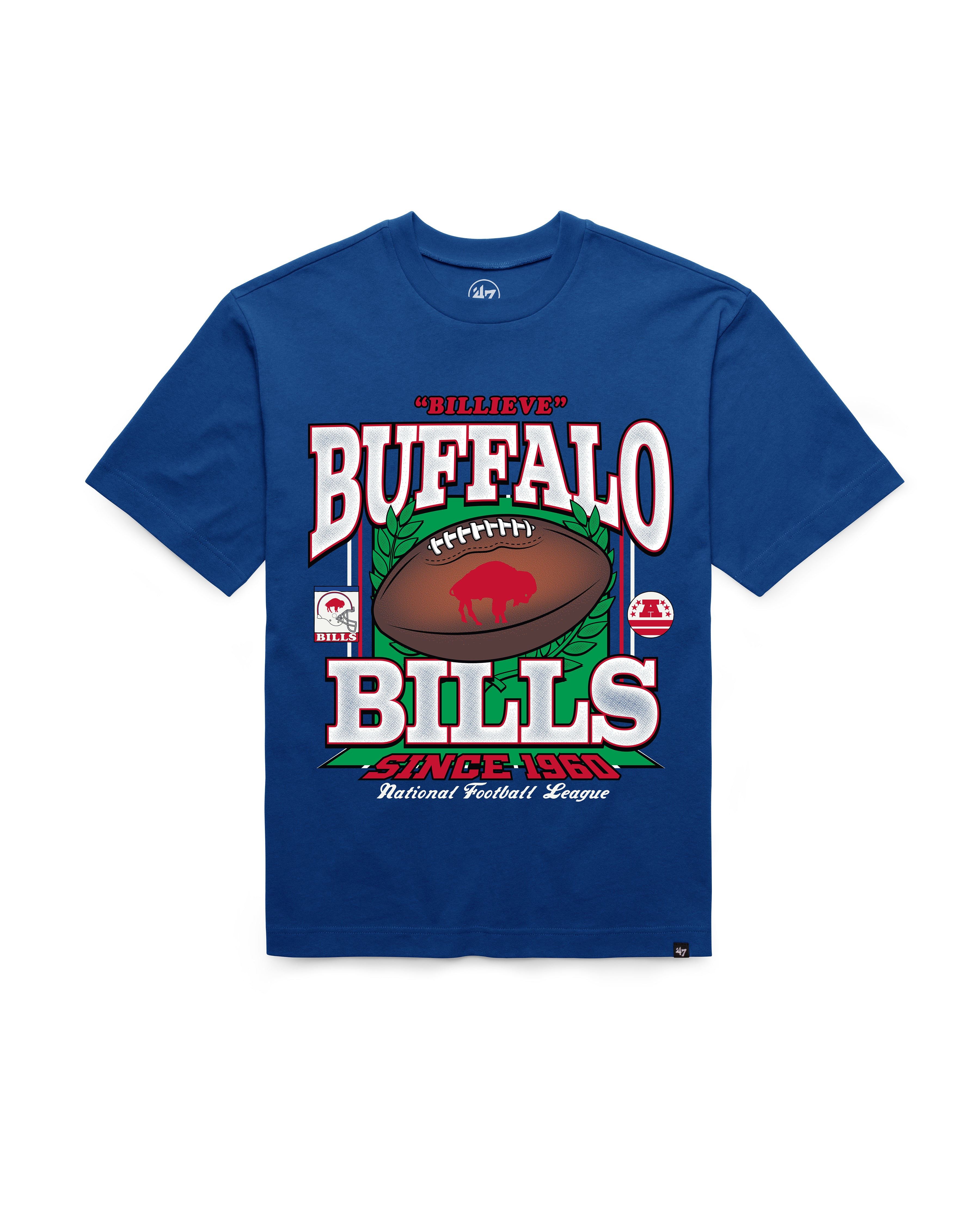 Buffalo Bills HISTORIQUE VARSITY HOUSE '47 FOUNDATION TEE