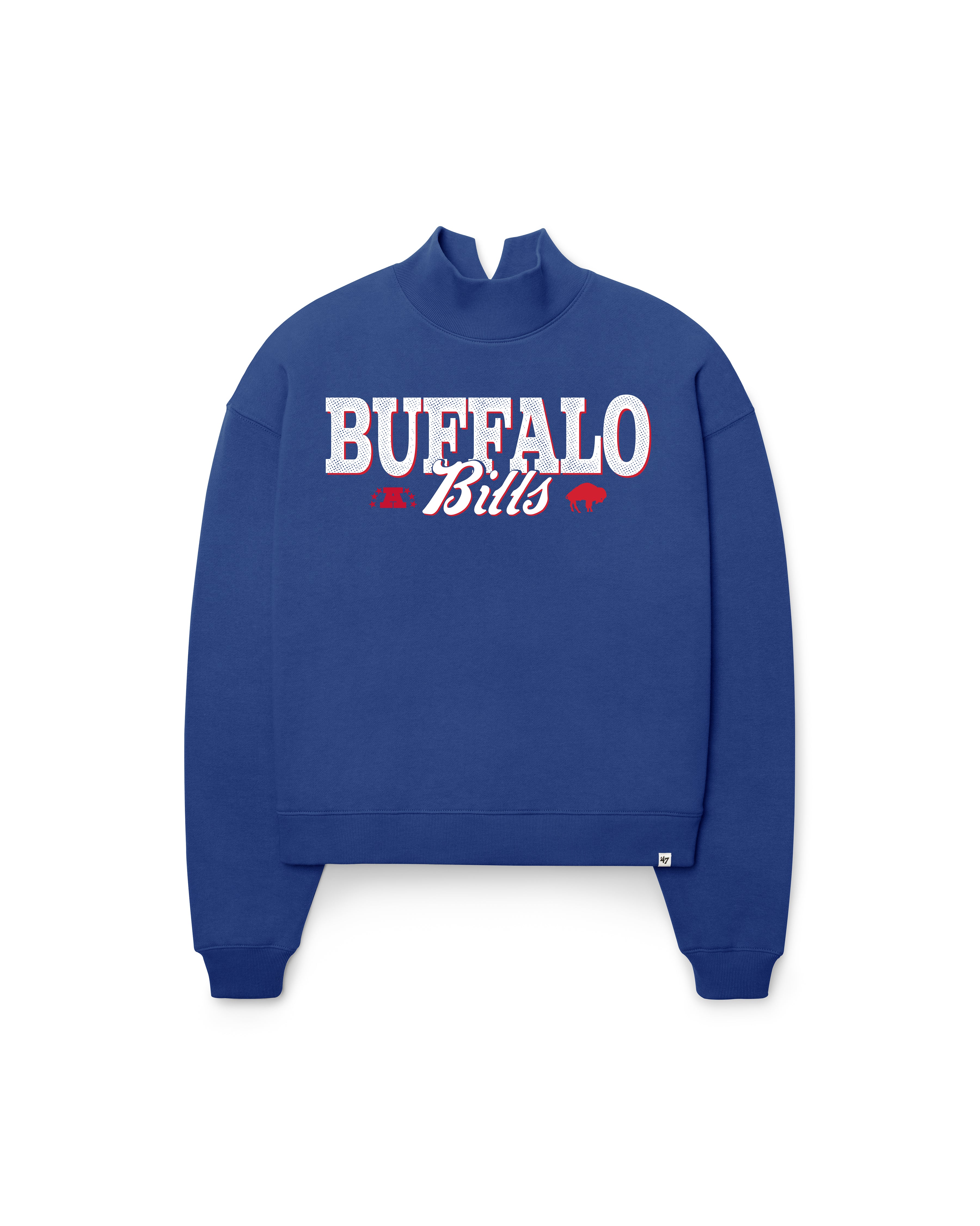 Buffalo Bills HISTORIC VARSITY HOUSE '47 PULL À COL MONTANT POUR FEMME
