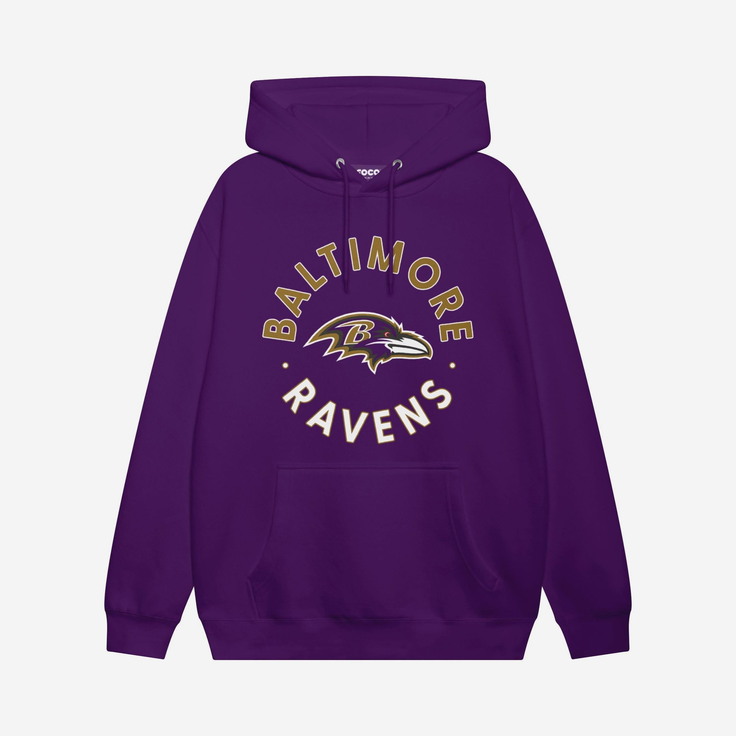 Sweat à capuche cercle Baltimore Ravens