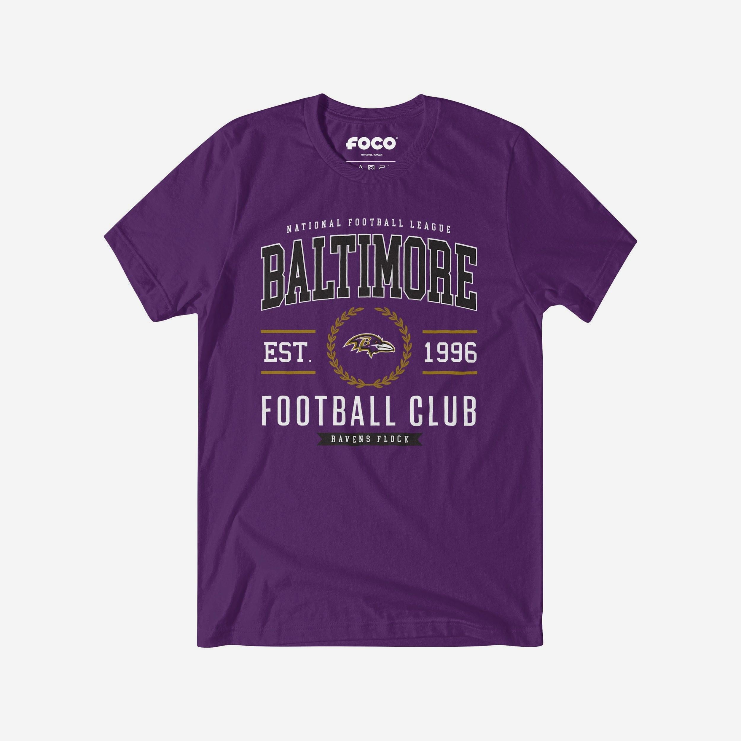 T-shirt Baltimore Ravens Club de Football