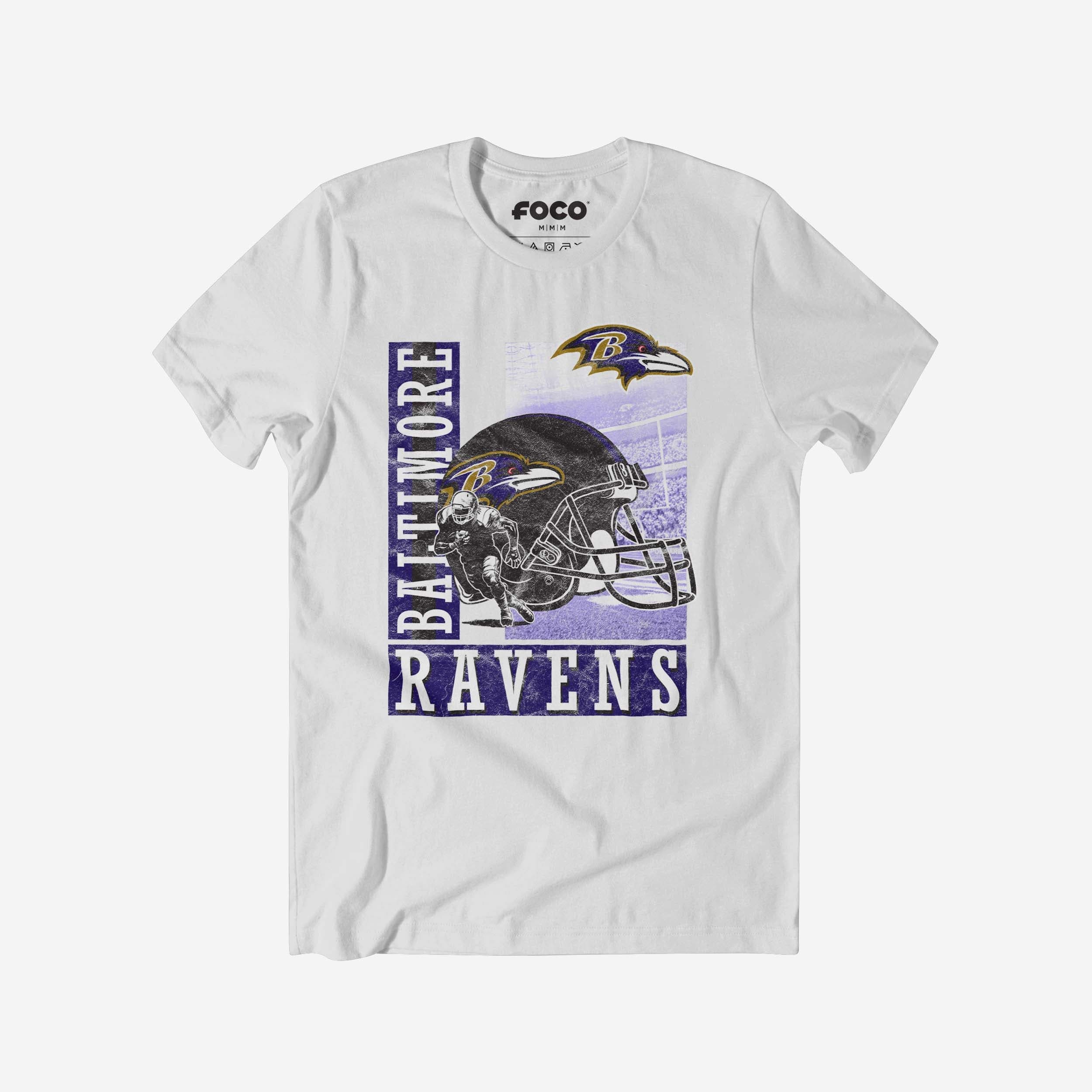 T-shirt Baltimore Ravens avec casque Dash