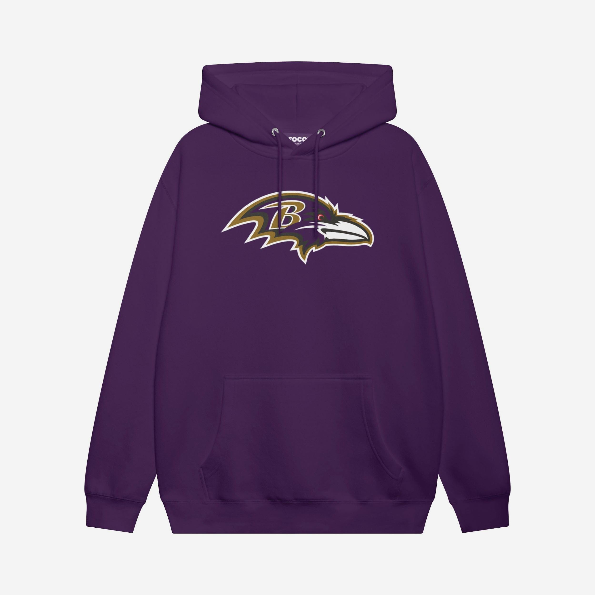 Sweat à capuche avec logo principal Baltimore Ravens