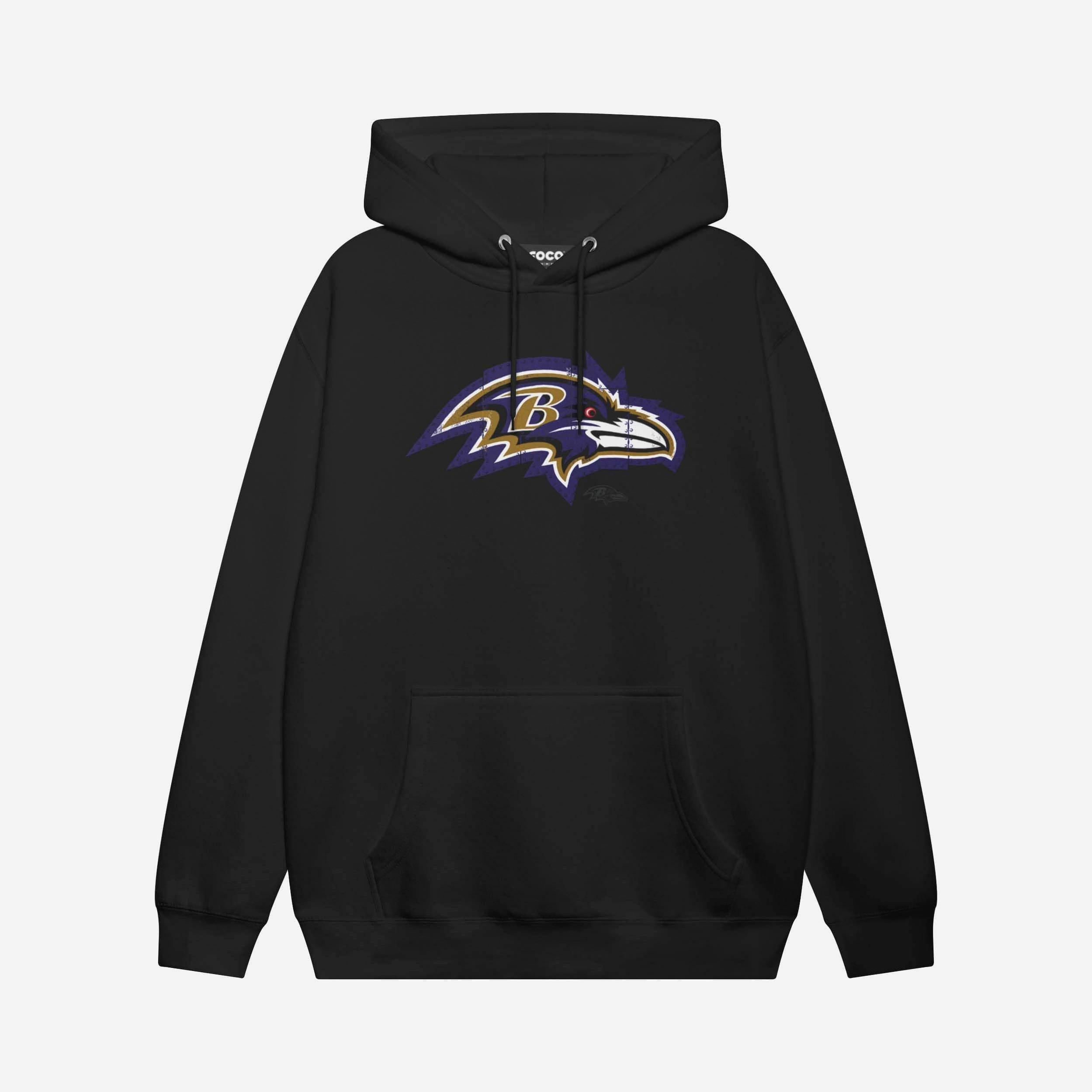 Baltimore Ravens Sweat à capuche avec logo rivet
