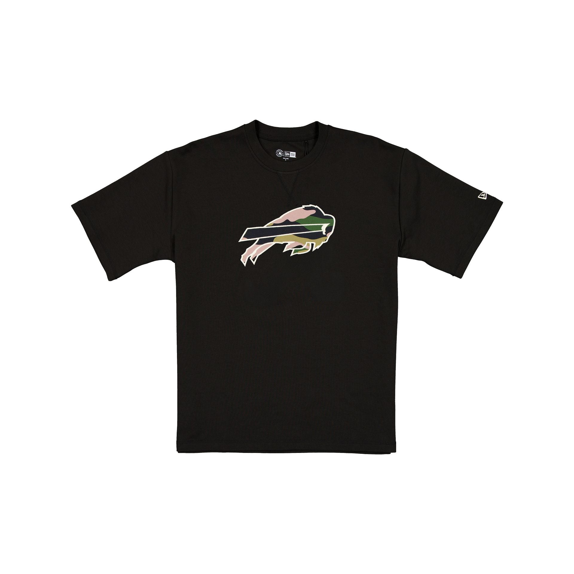 Buffalo Bills T-shirt noir avec logo camouflage