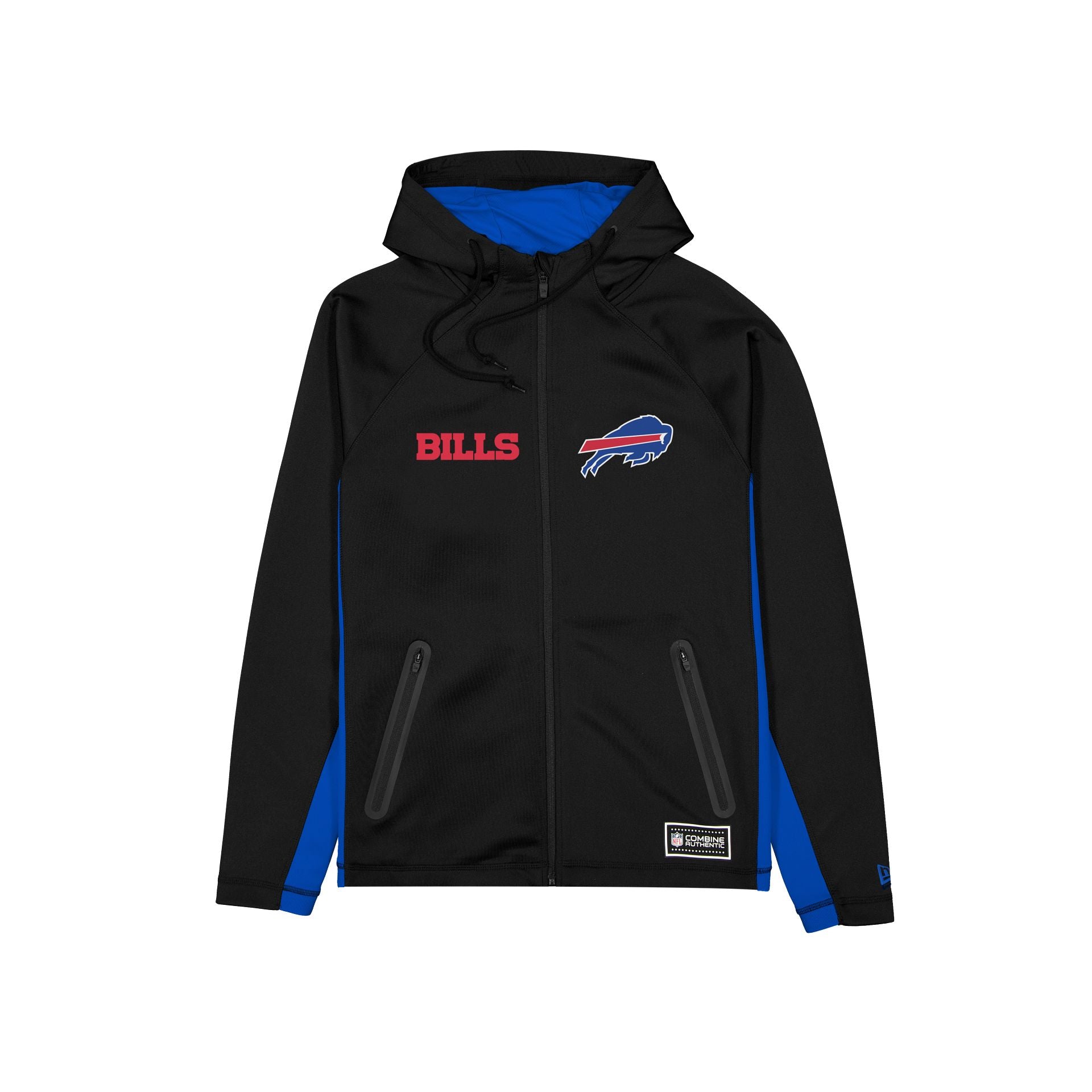Buffalo Bills Combine Noir Sweat à capuche entièrement zippé