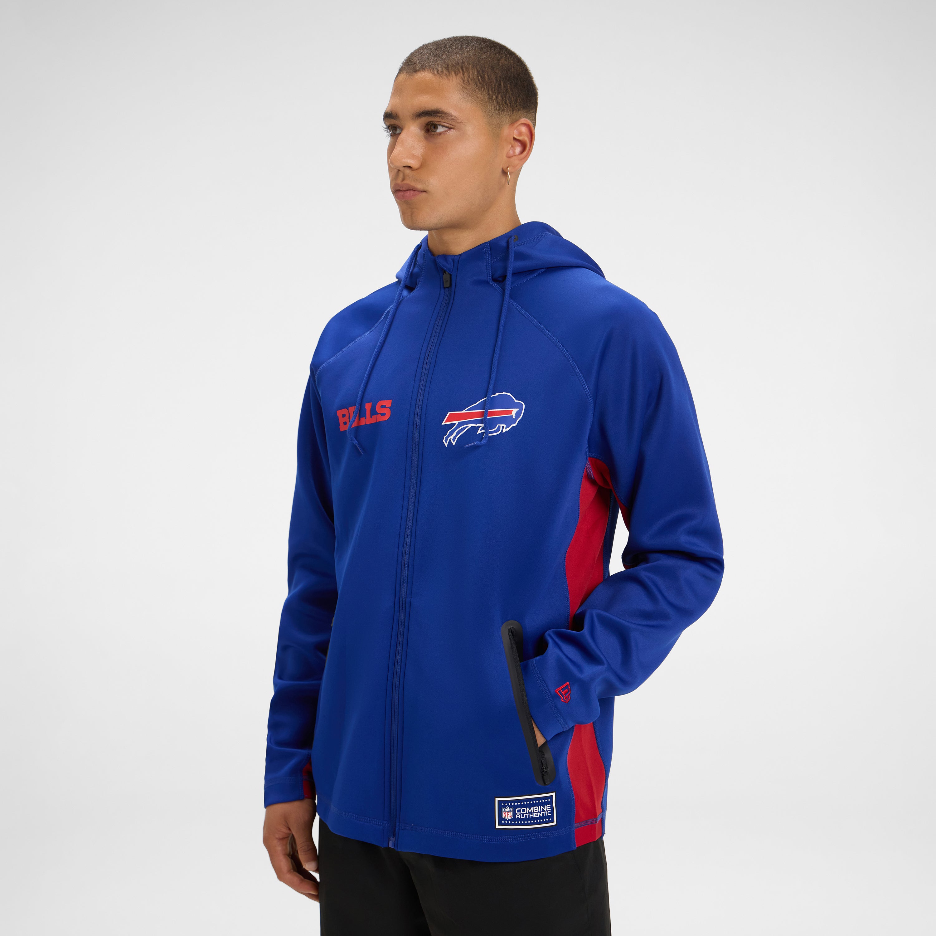 Buffalo Bills Combine Sweat à capuche entièrement zippé