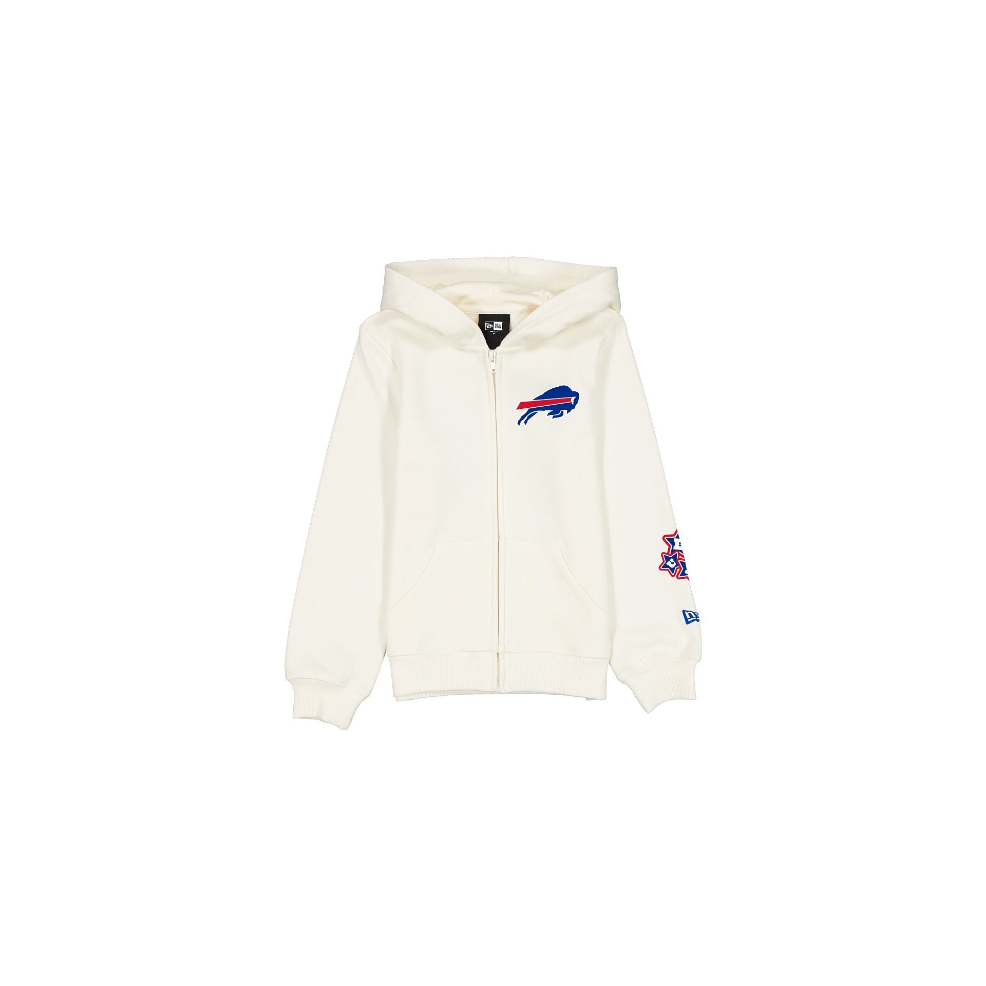 Buffalo Bills Sweat à capuche zippé blanc chromé pour fille