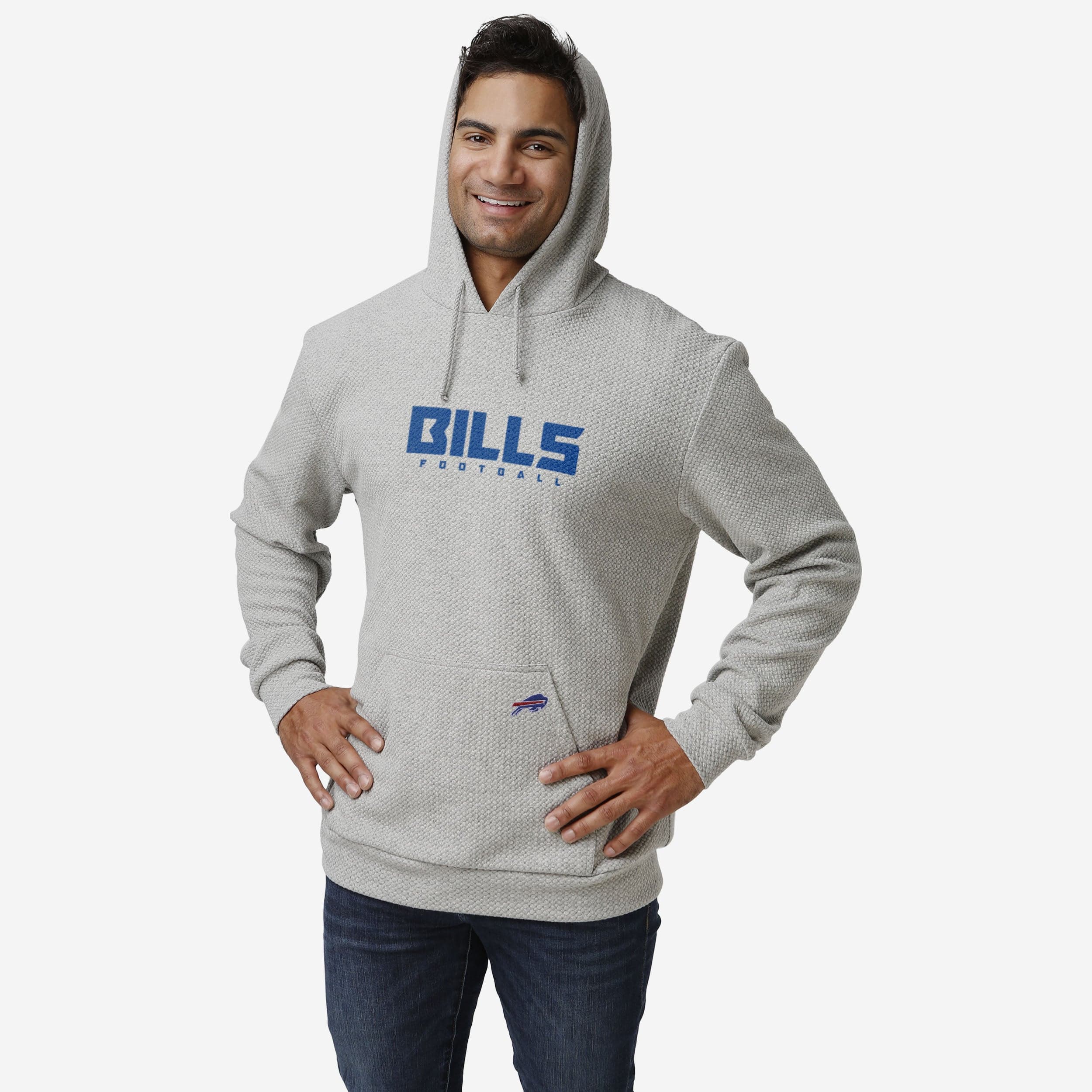 Buffalo Bills Sweat à capuche tissé gris