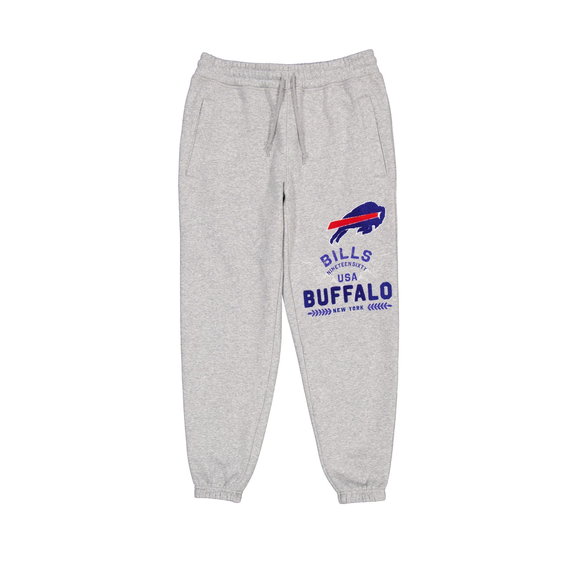 Buffalo Bills Pantalon de survêtement universitaire gris chiné