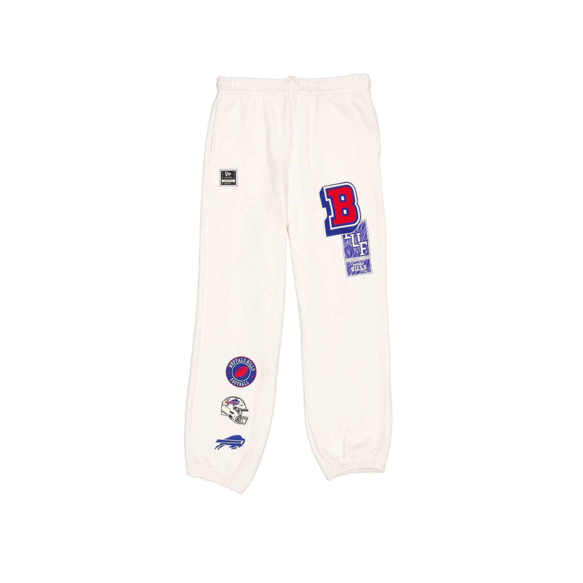 Buffalo Bills Pantalon de survêtement universitaire blanc chromé pour femmes
