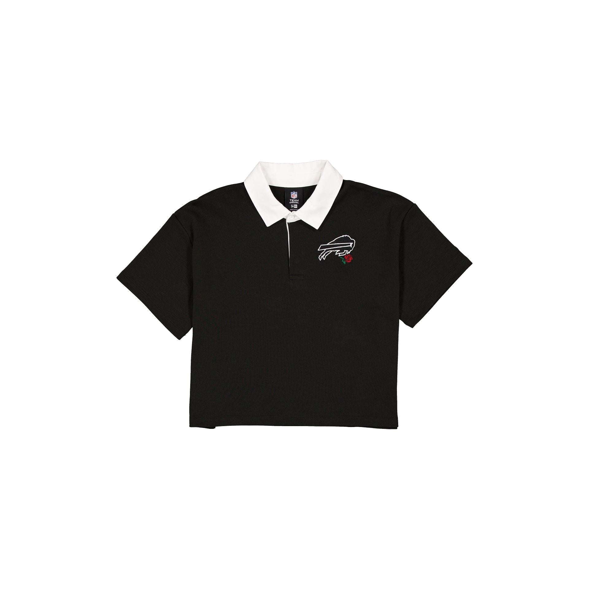 Buffalo Bills Polo noir court pour femme