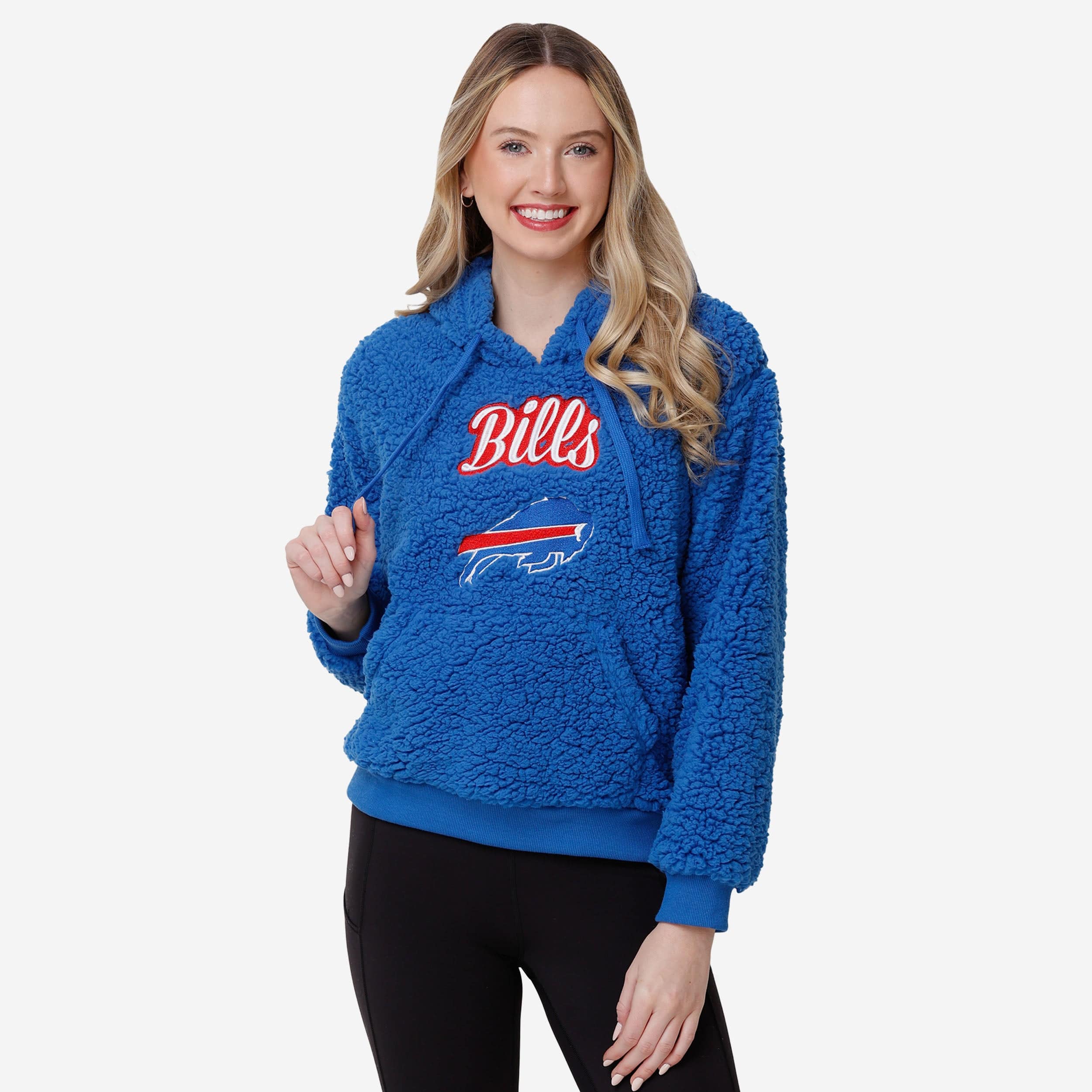 Buffalo Bills Sweat à capuche Sherpa pour femme