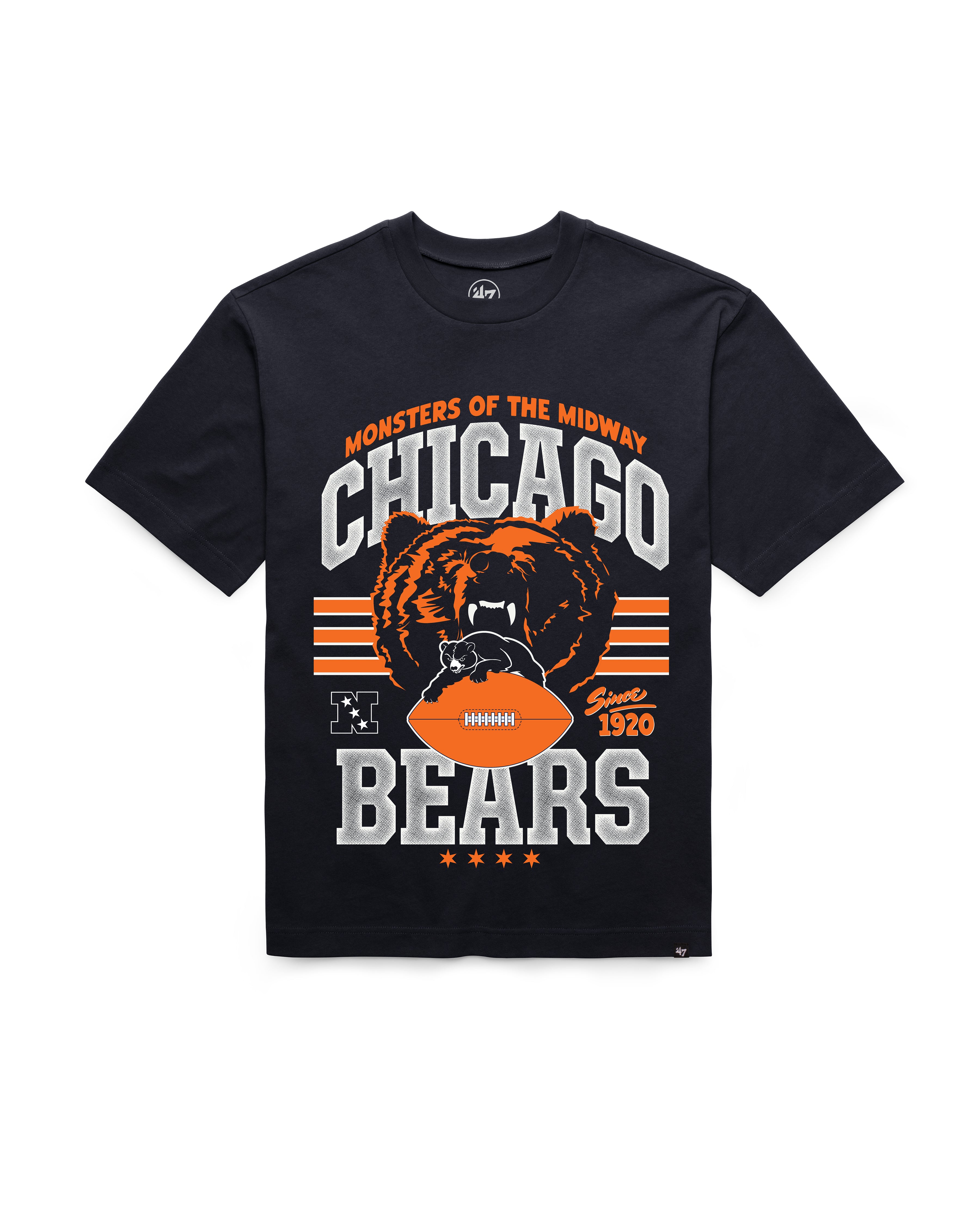 Chicago Bears HISTORIQUE VARSITY HOUSE '47 FOUNDATION TEE