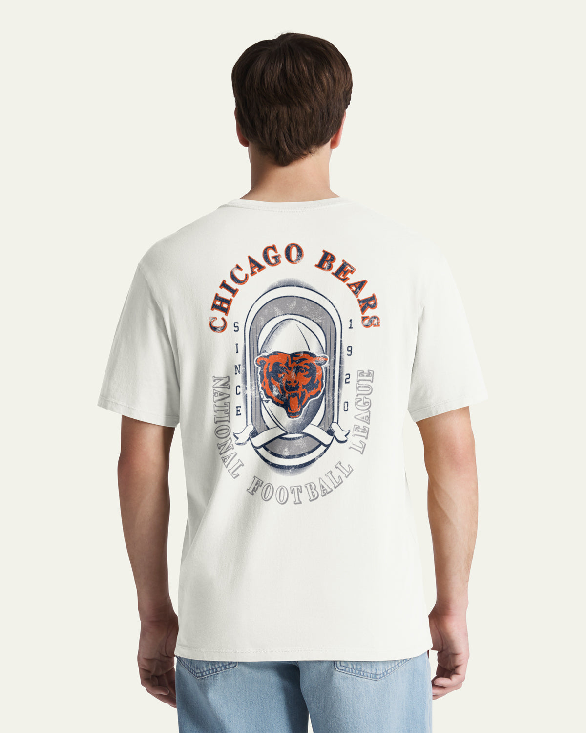 Chicago Bears OVAL SPORT BACKER '47 T-SHIRT QUOTIDIEN
