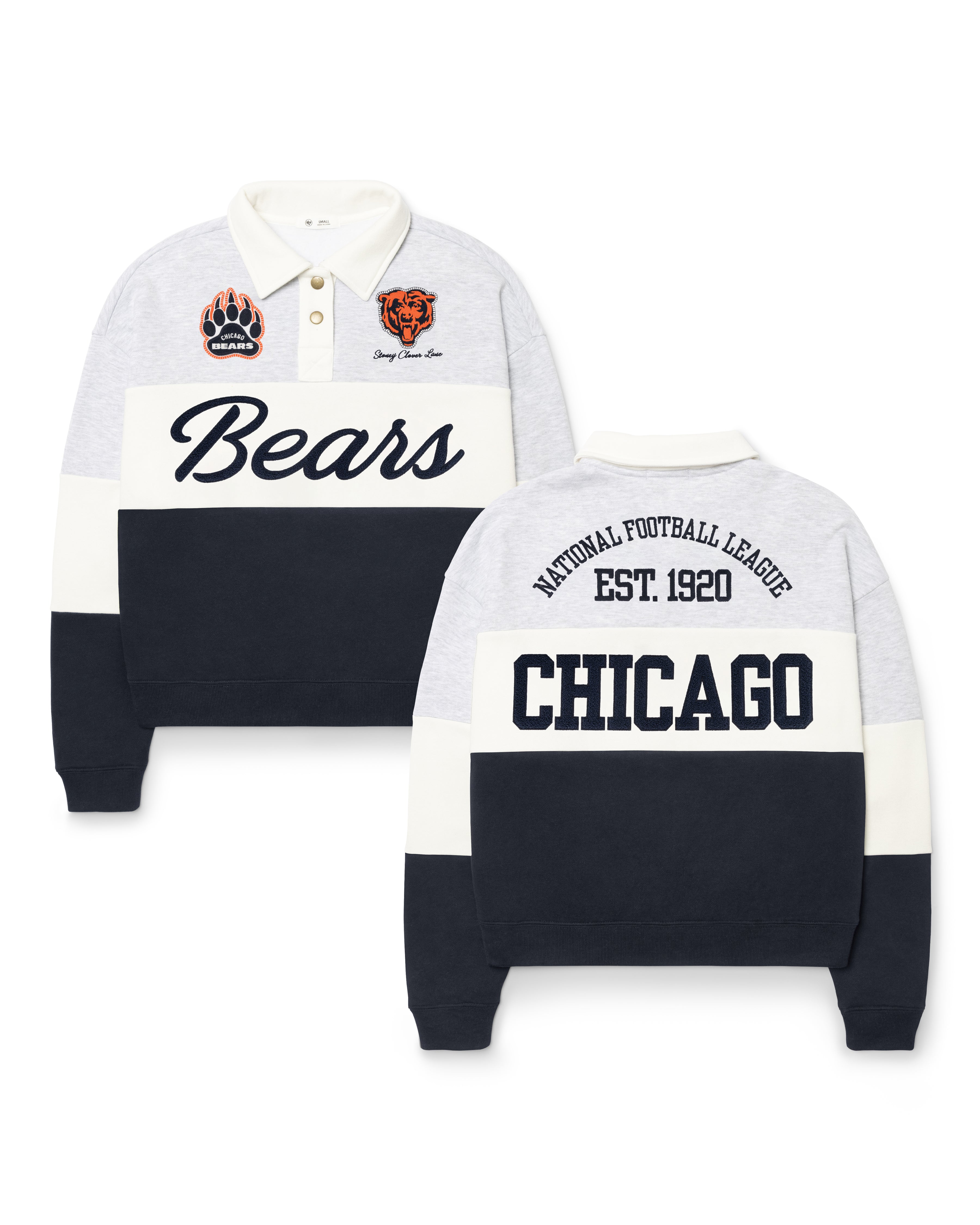 Chicago Bears SWEAT-SHIRT DE RUGBY STONEY CLOVER LANE X '47