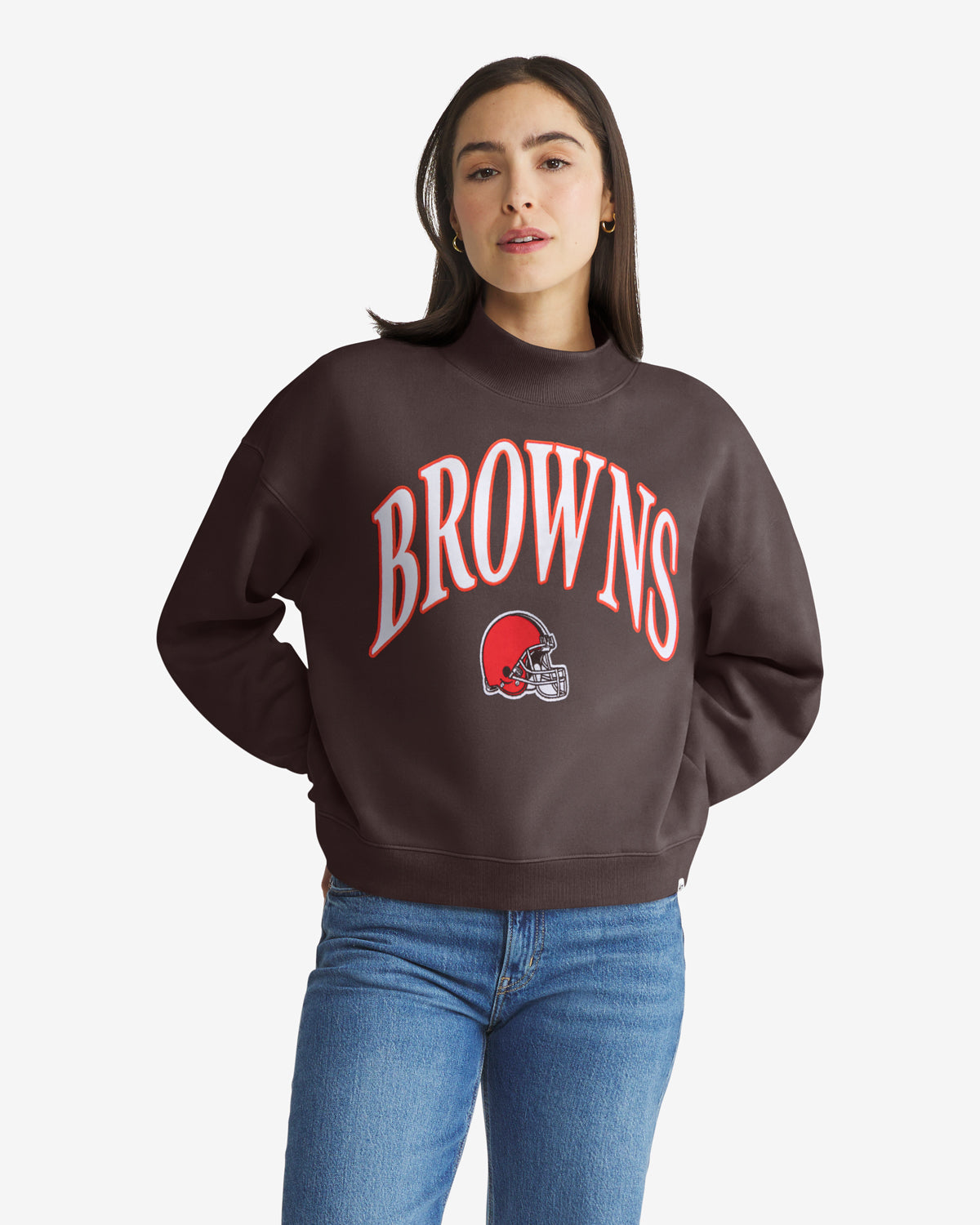 Cleveland Browns PULL À COL MONTANT VANTAGE '47 POUR FEMME