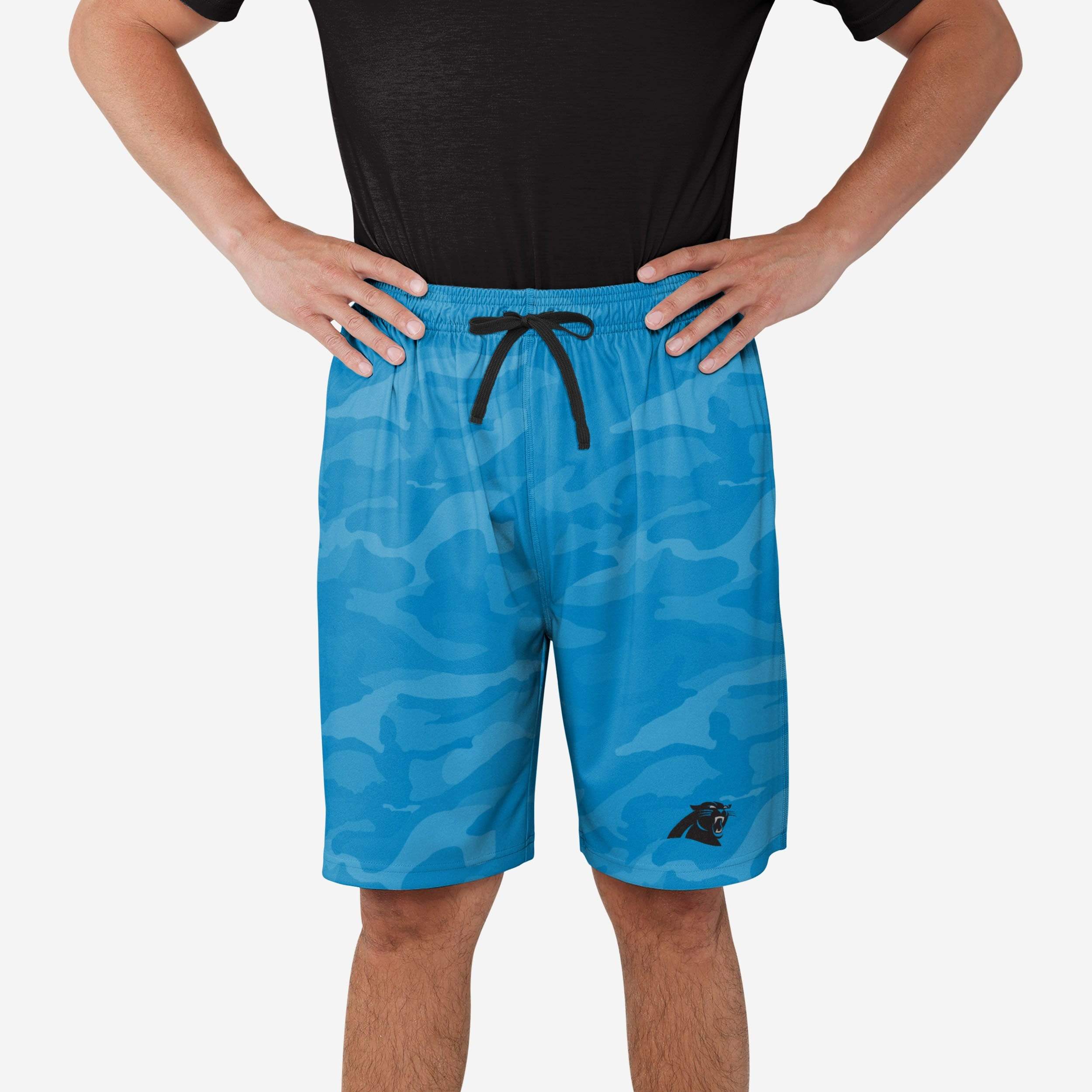 Short d'entraînement Cool Camo Carolina Panthers