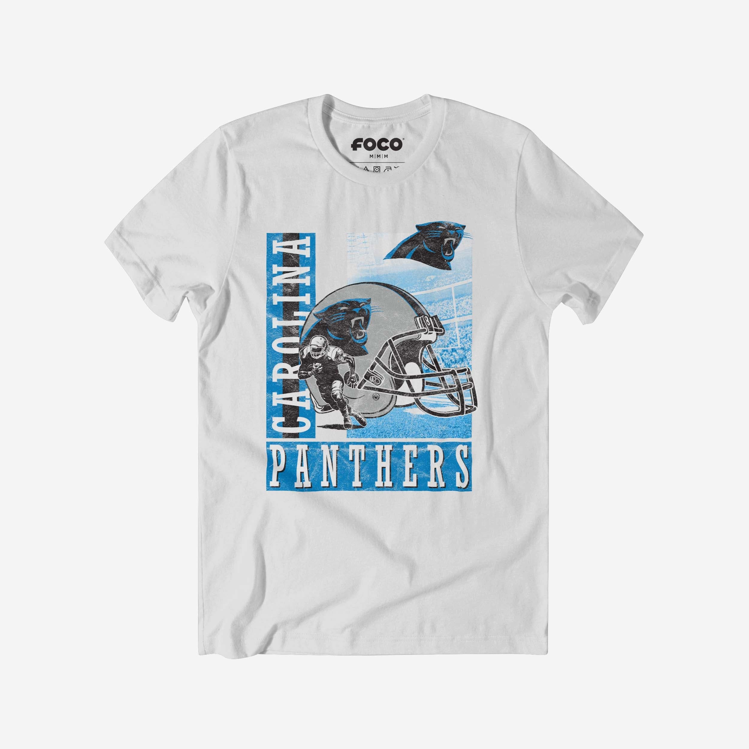 T-shirt Carolina Panthers avec casque Dash