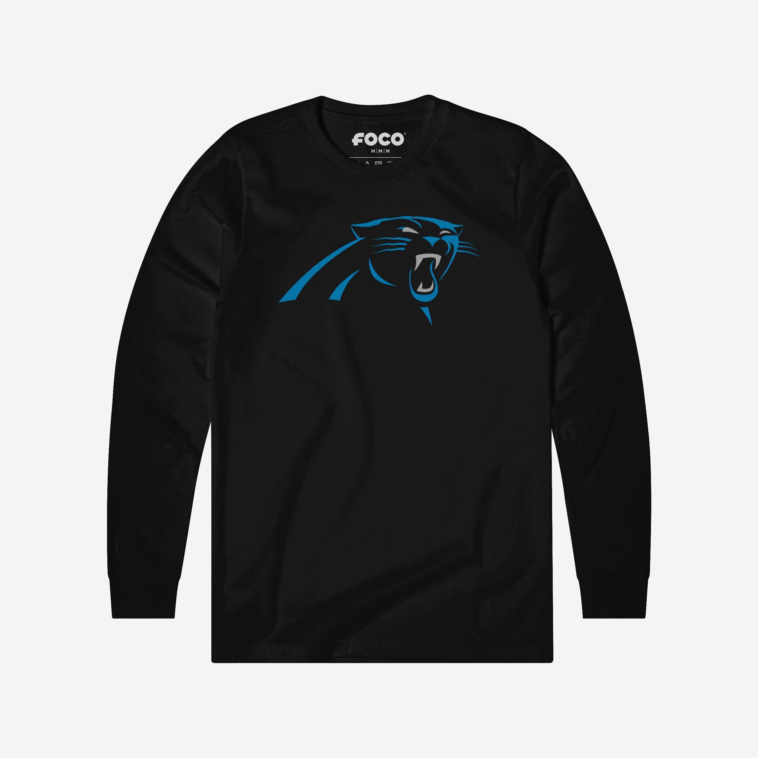 Carolina Panthers T-shirt à manches longues avec logo principal