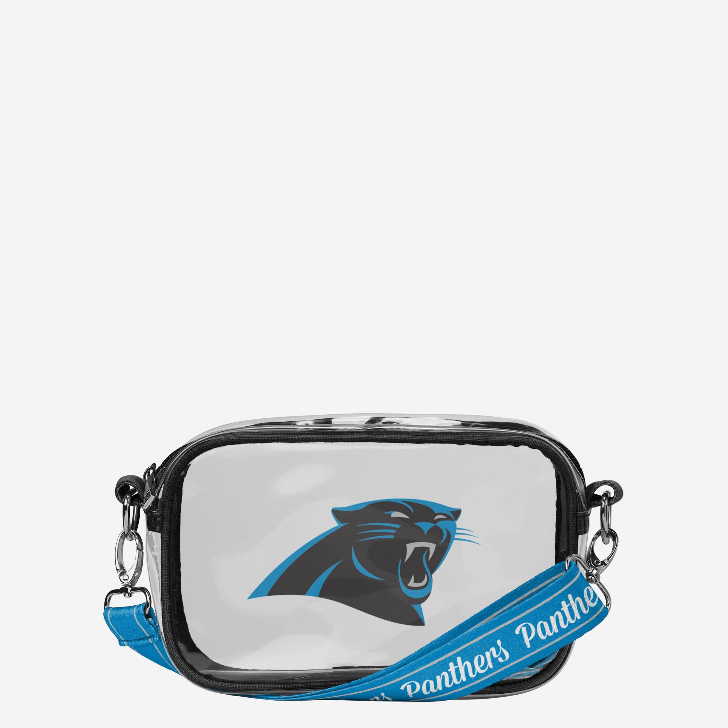 Sac à bandoulière transparent Carolina Panthers Team Stripe