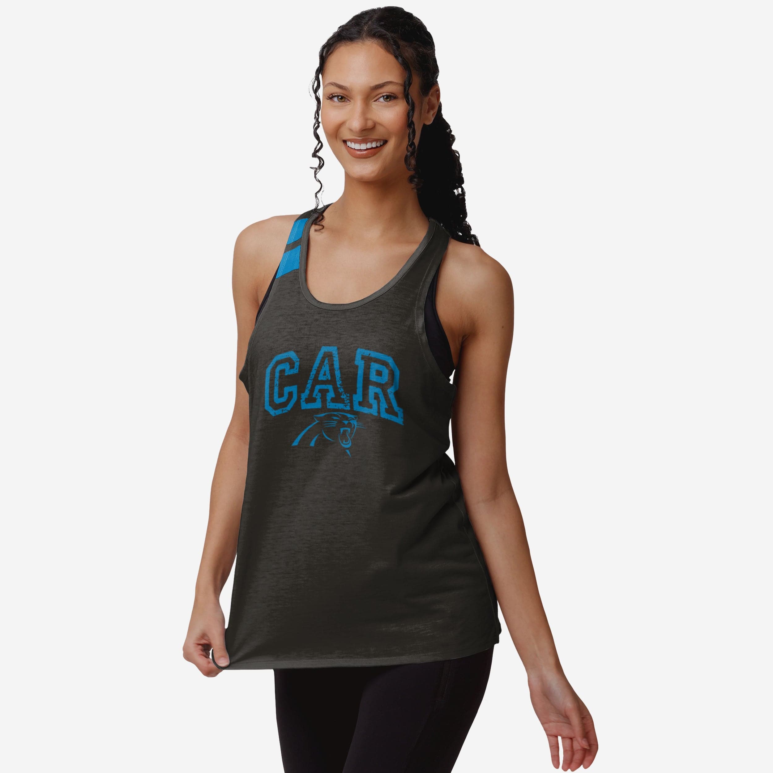 Carolina Panthers Haut sans manches Team Twist pour femmes