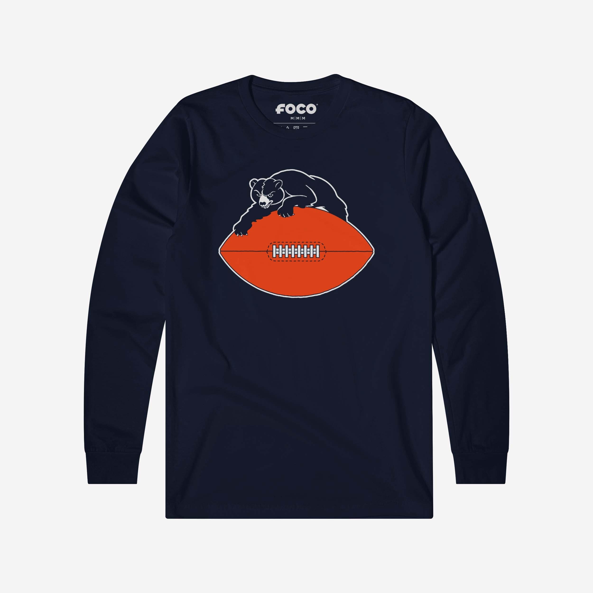 Chicago Bears 1946 T-shirt à manches longues avec logo rétro