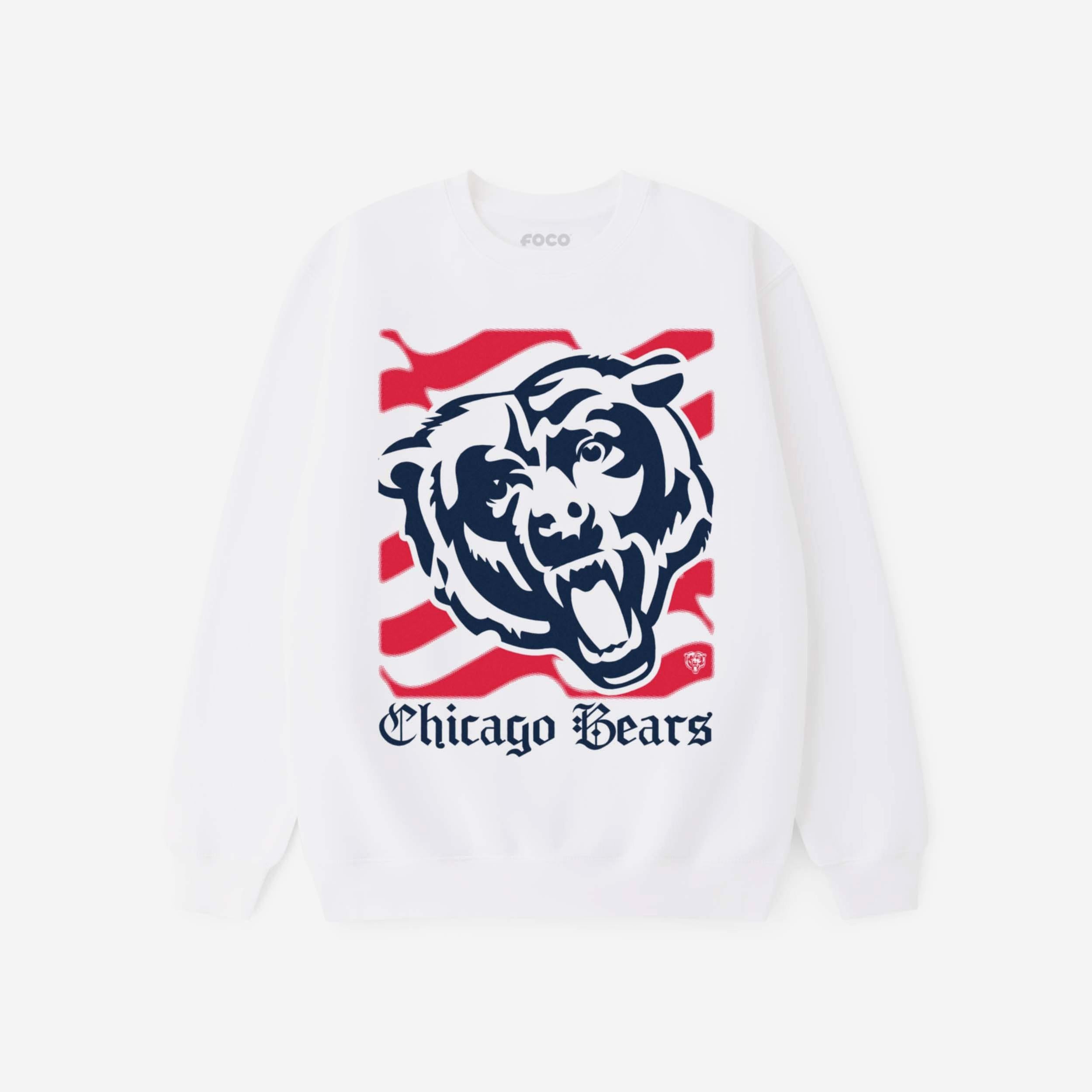 Chicago Bears Sweat-shirt à col rond avec logo American Heritage
