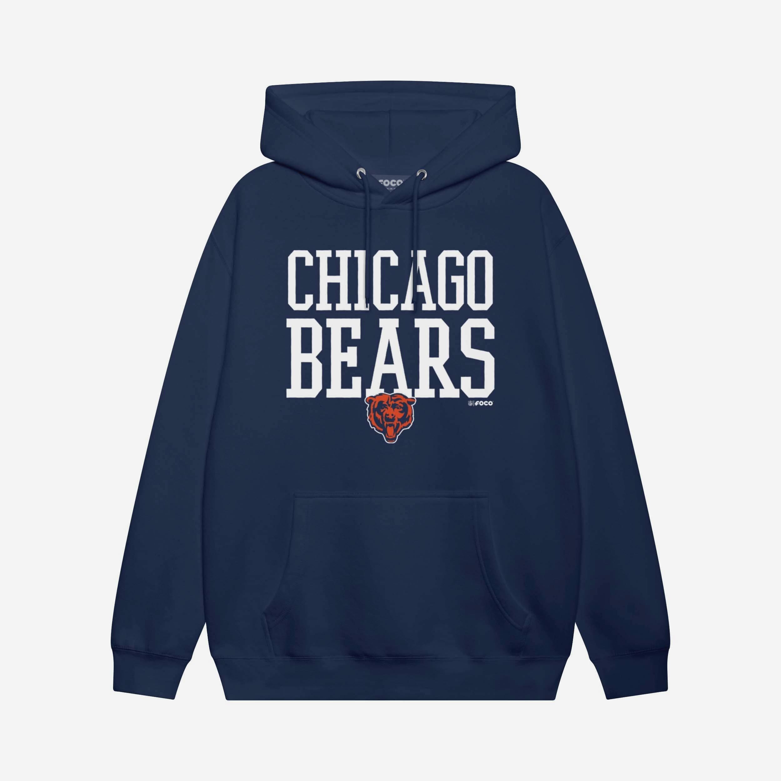Chicago Bears Sweat à capuche avec mot en gras