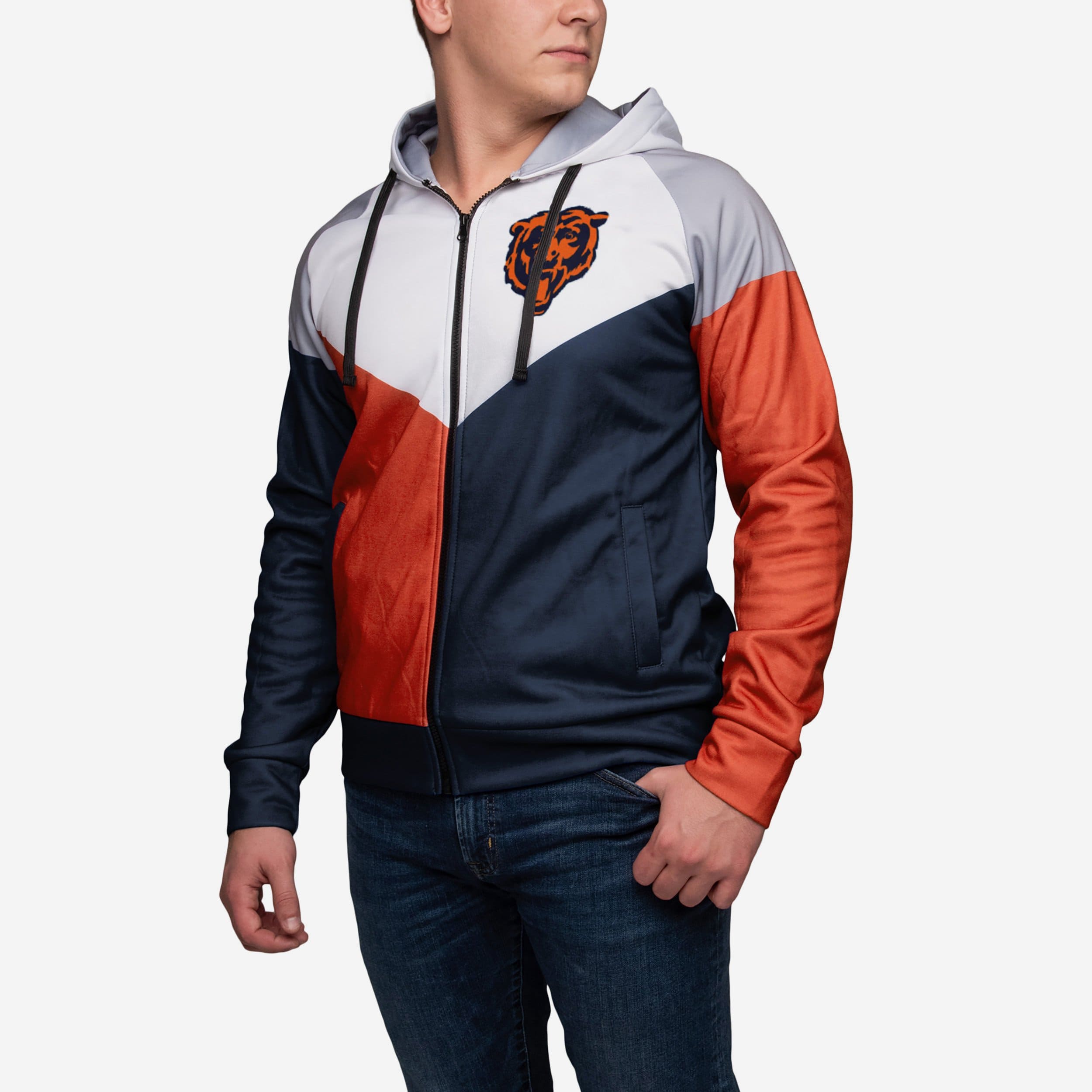 Veste de survêtement à capuche Chicago Bears