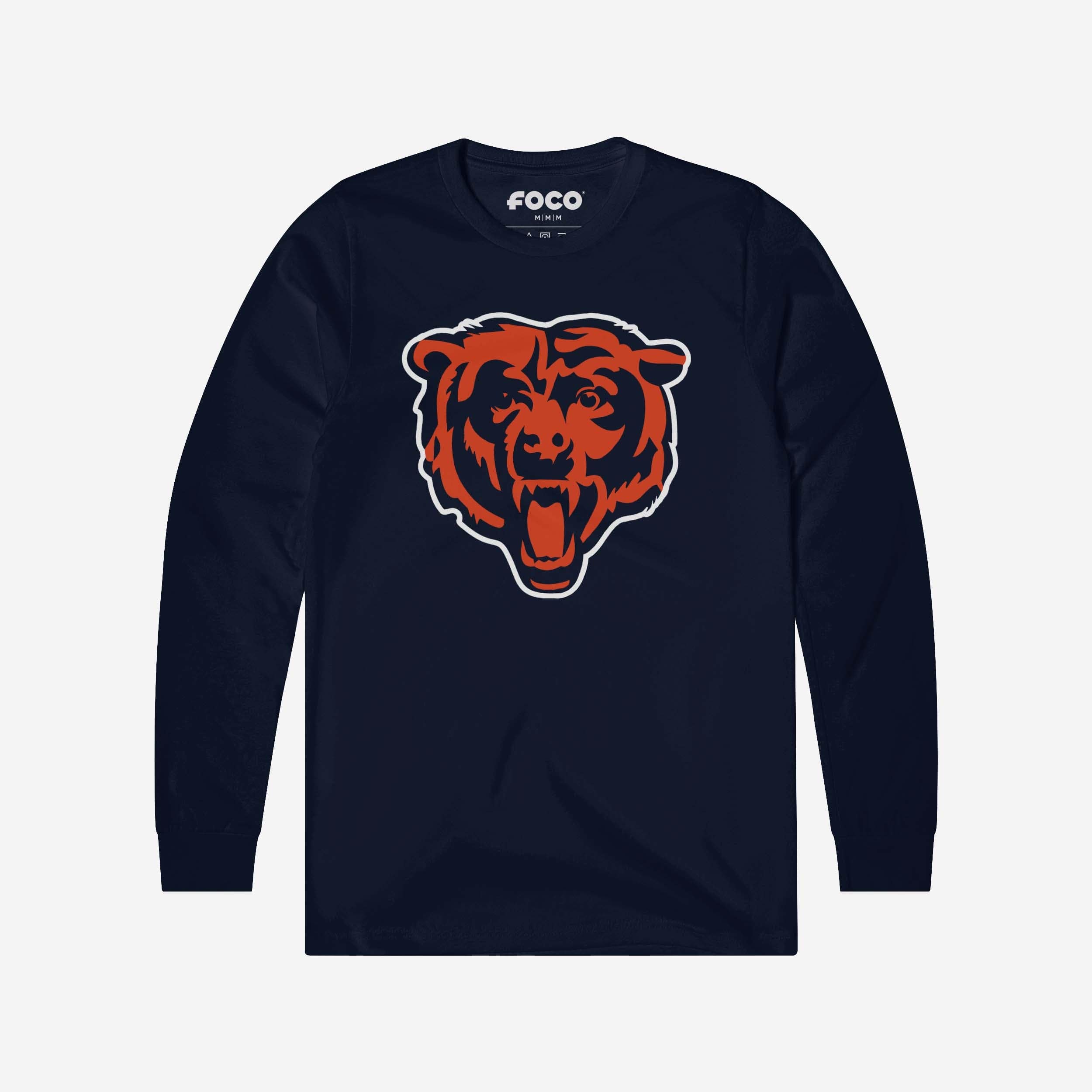 Chicago Bears T-shirt à manches longues avec logo principal