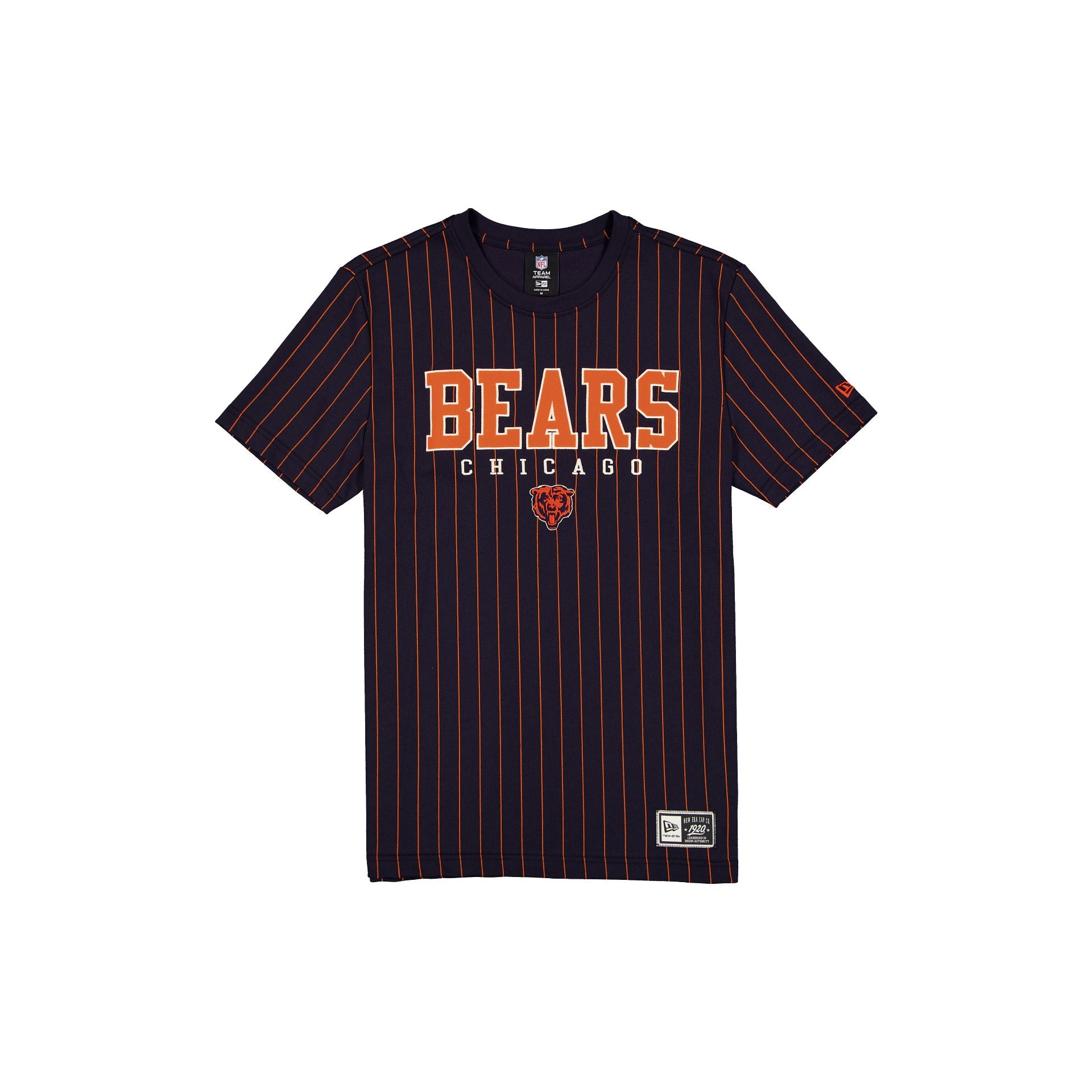 Chicago Bears T-shirt universitaire à fines rayures