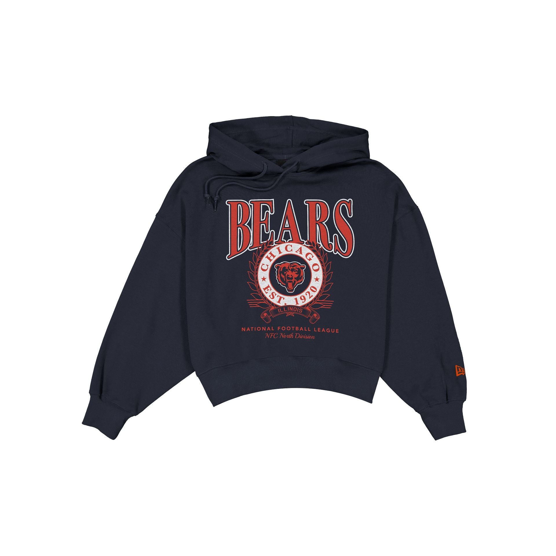 Chicago Bears Sweat à capuche Boxy Laurel pour femme