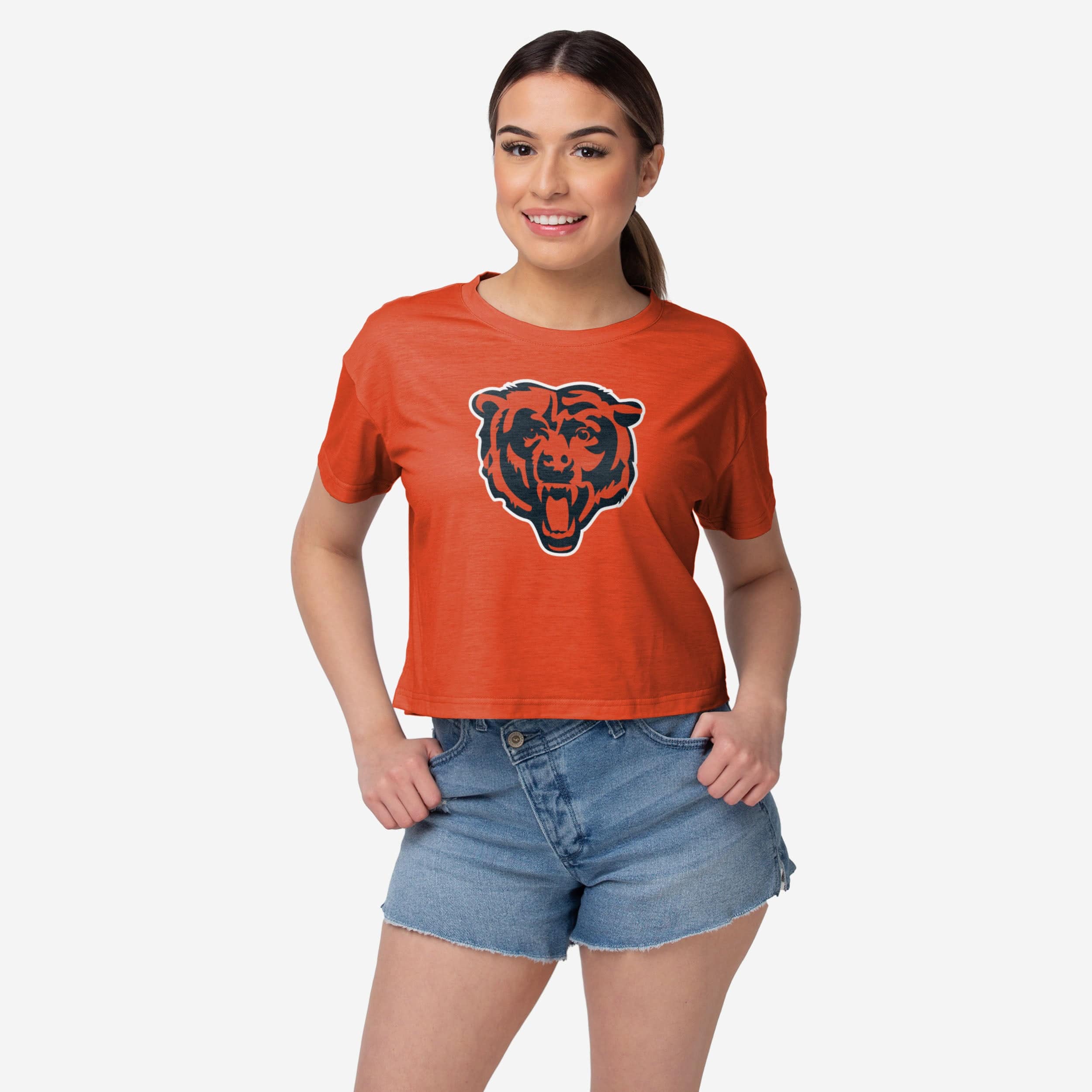 Chicago Bears Haut court de couleur d'équipe alternative pour femmes