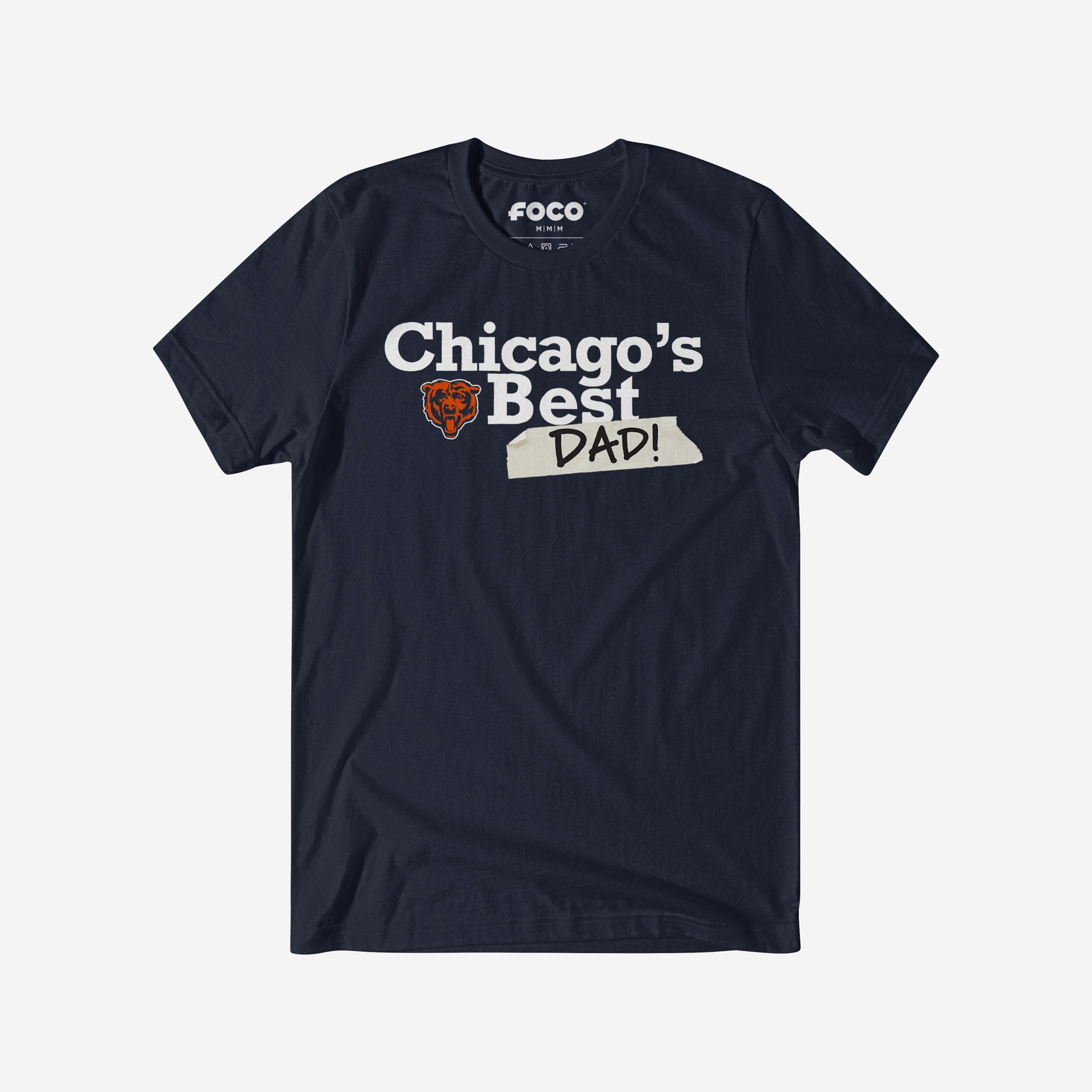 Chicago Bears T-shirt le meilleur papa du monde
