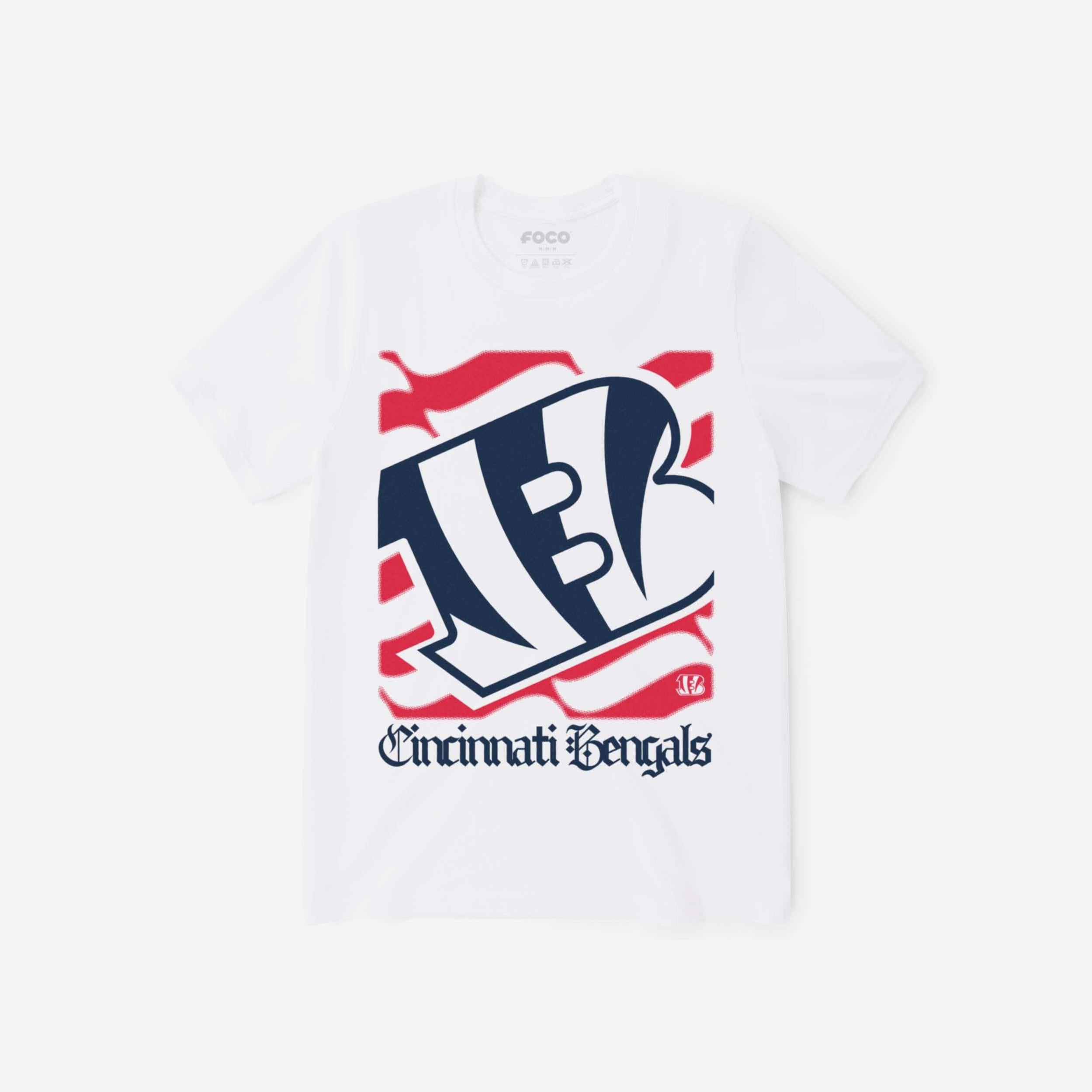 Cincinnati Bengals T-shirt avec le mot-symbole du patrimoine américain