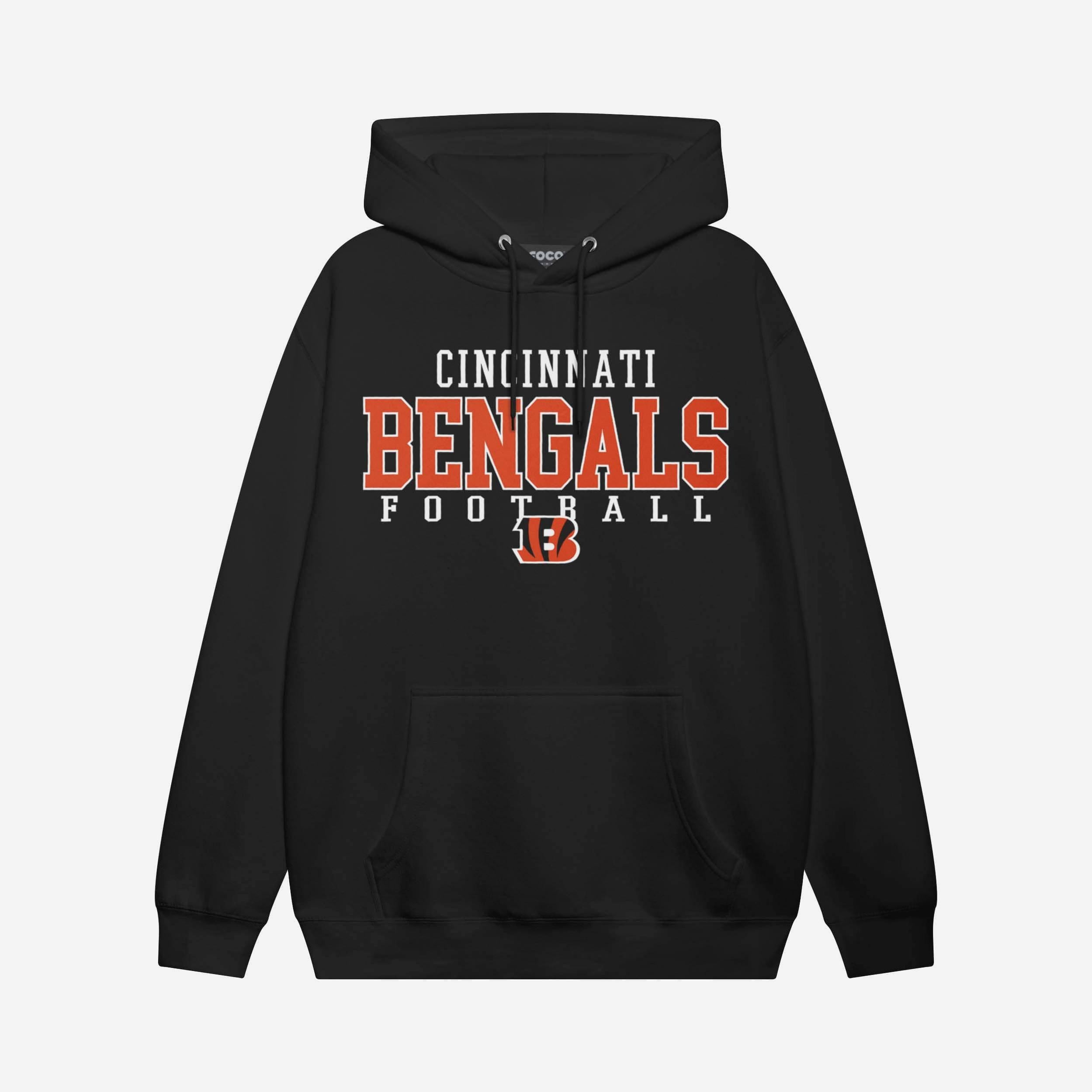 Cincinnati Bengals Sweat à capuche avec logo de football