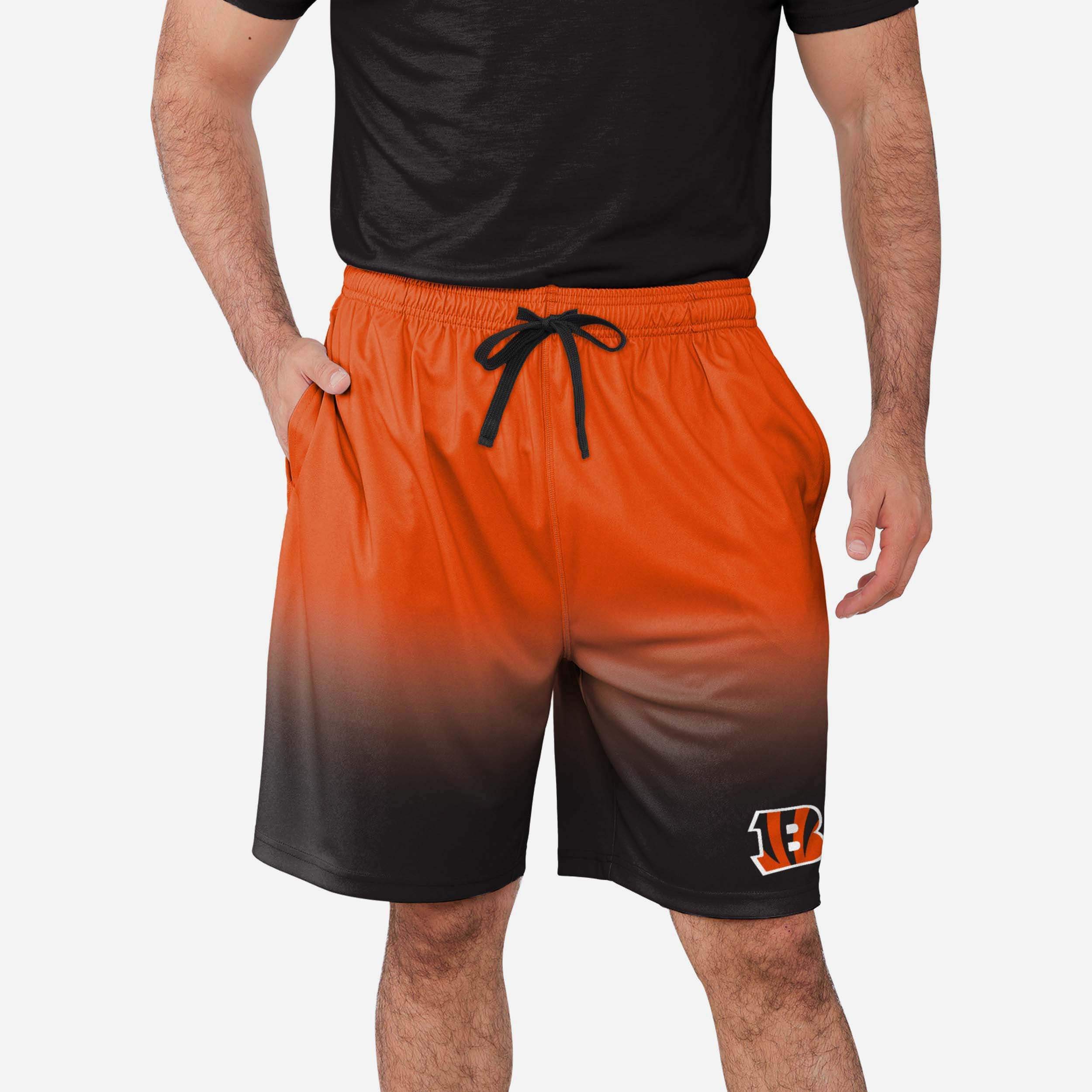 Short d'entraînement dégradé Cincinnati Bengals Game Ready